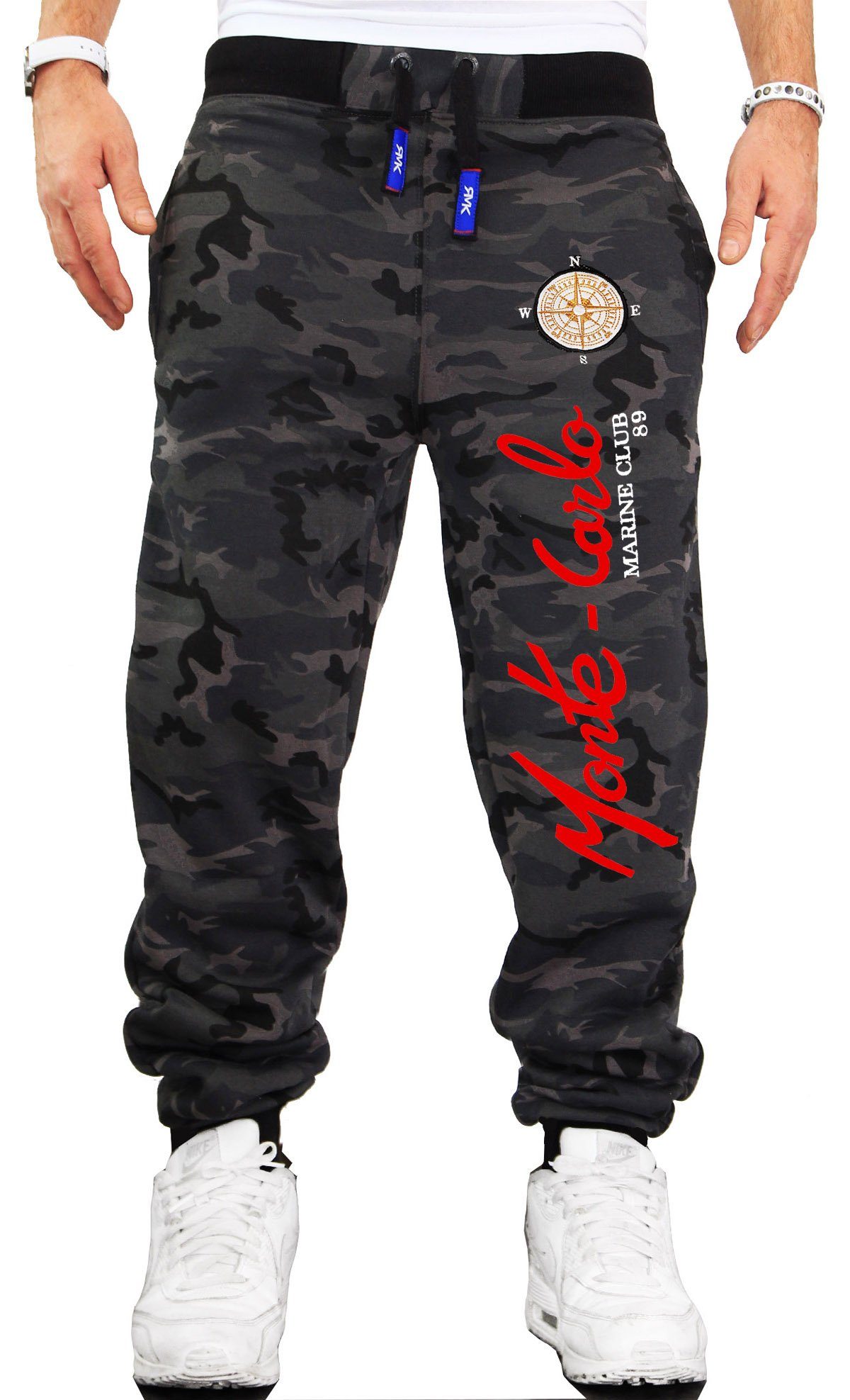 RMK Jogginghose Trainingshose Fitnesshose Sweatpants Camouflage Army