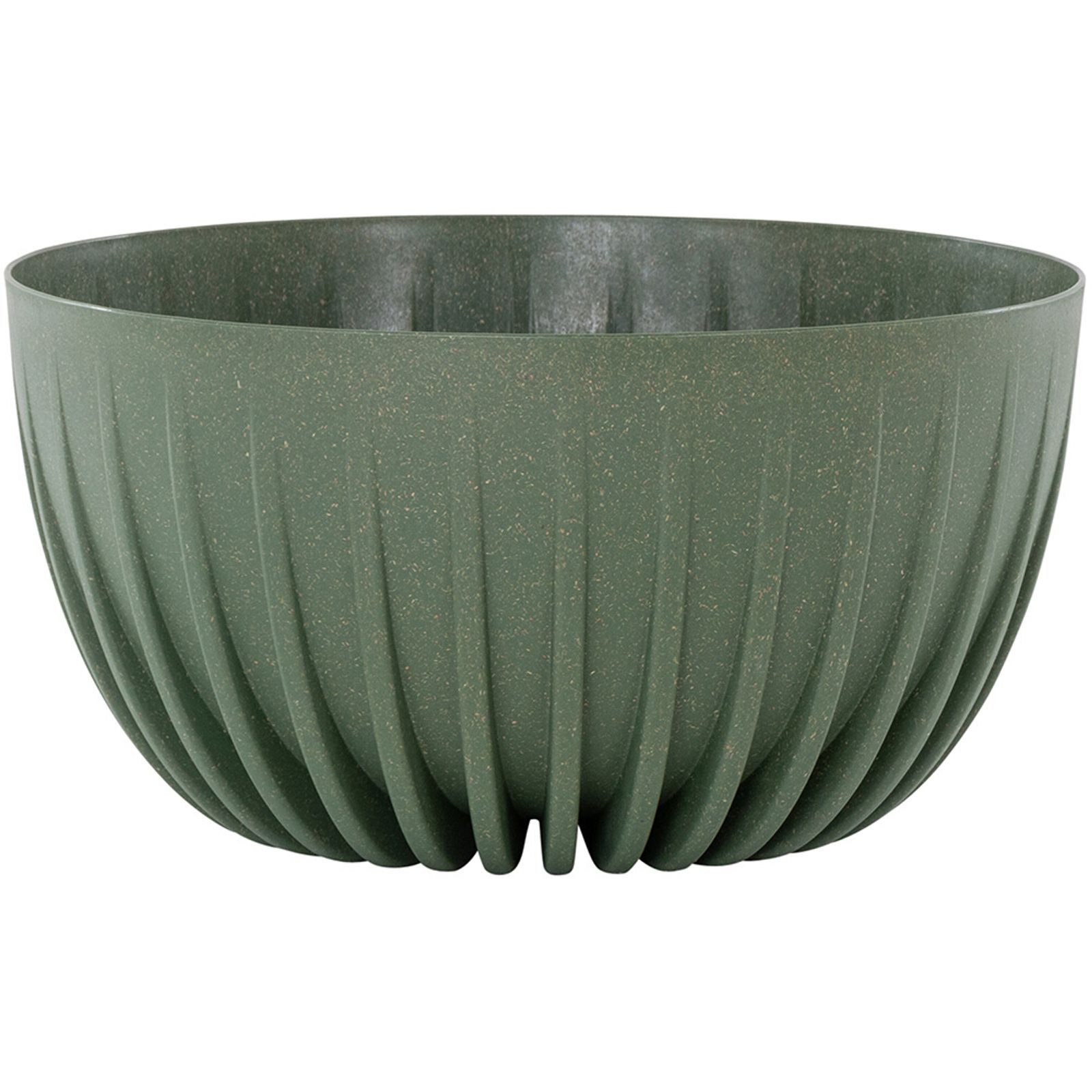 Siena Garden Pflanzschale Pflanzschale PALMA 30 cm grün Kunststoff Holz wetterfest