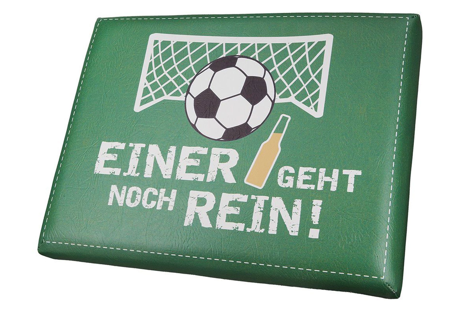 GILDE Sitzkissen Kunststoff Sitzpolster Einer geht noch rein