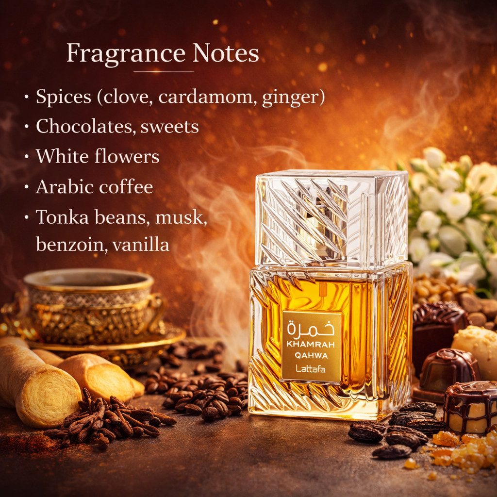 Lattafa Eau de Parfum Khamrah Qahwa Unisex Eau de Parfum 100 ml, 1-tlg.