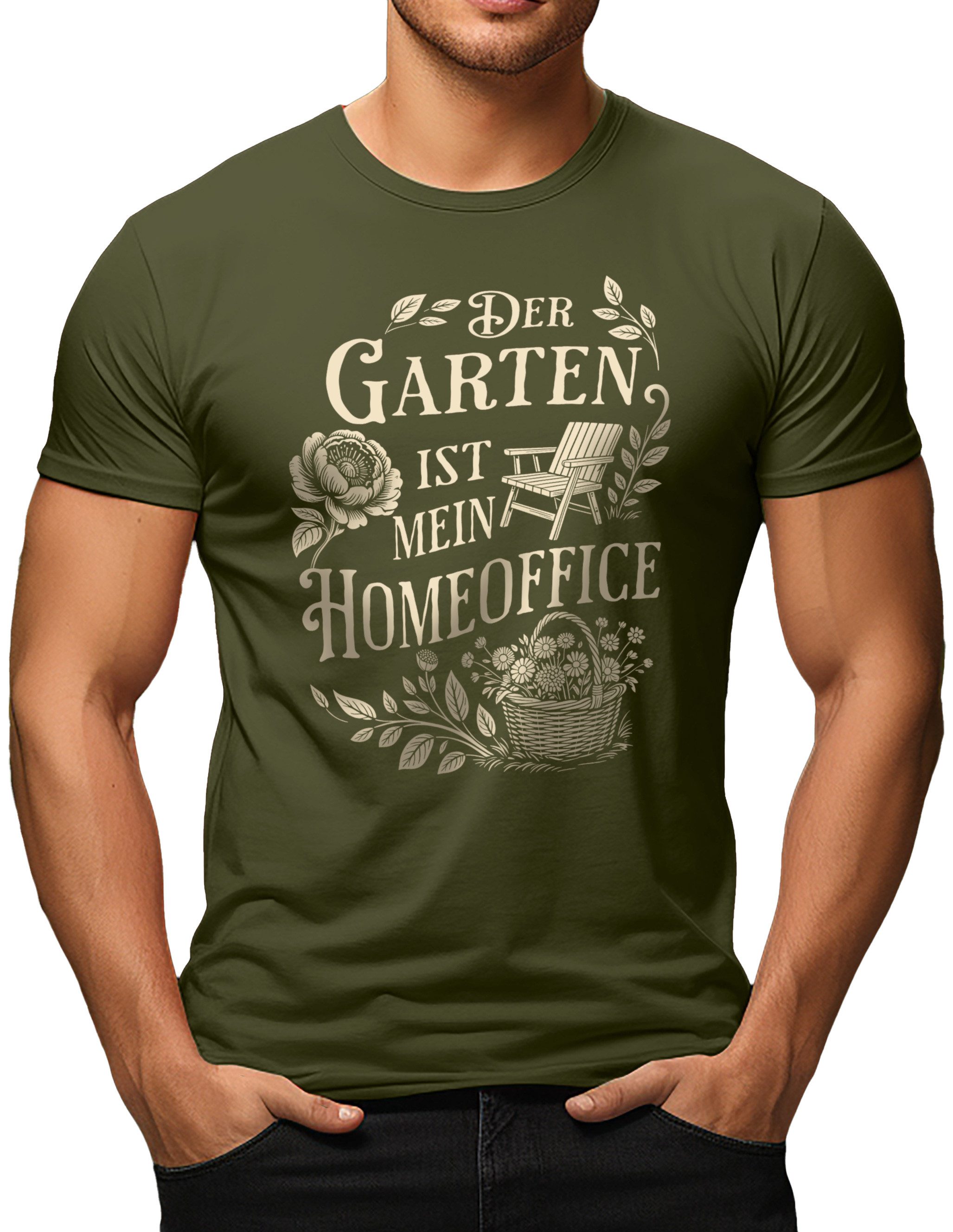 T-Shirt für den leidenschaftlichen Gärtner: Home Office