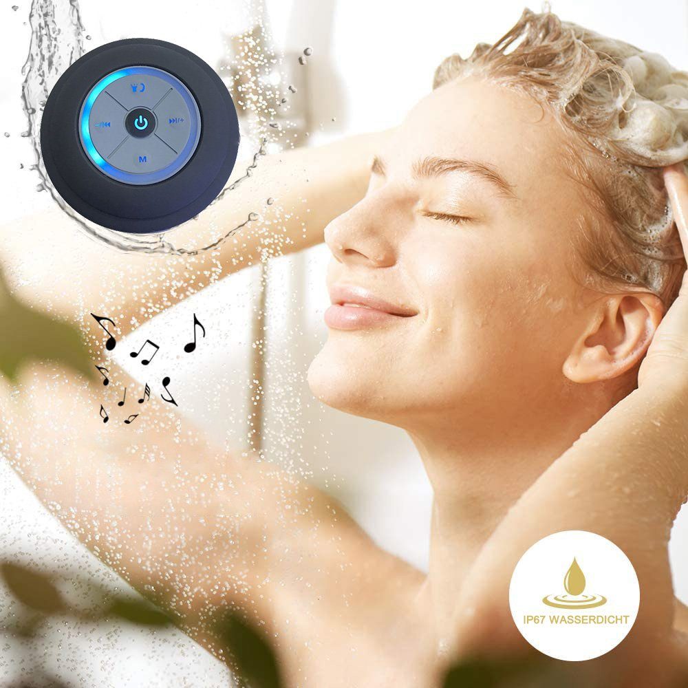 Radio tragbar Bluetooth-Lautsprecher, Jormftte Wasserabweisender