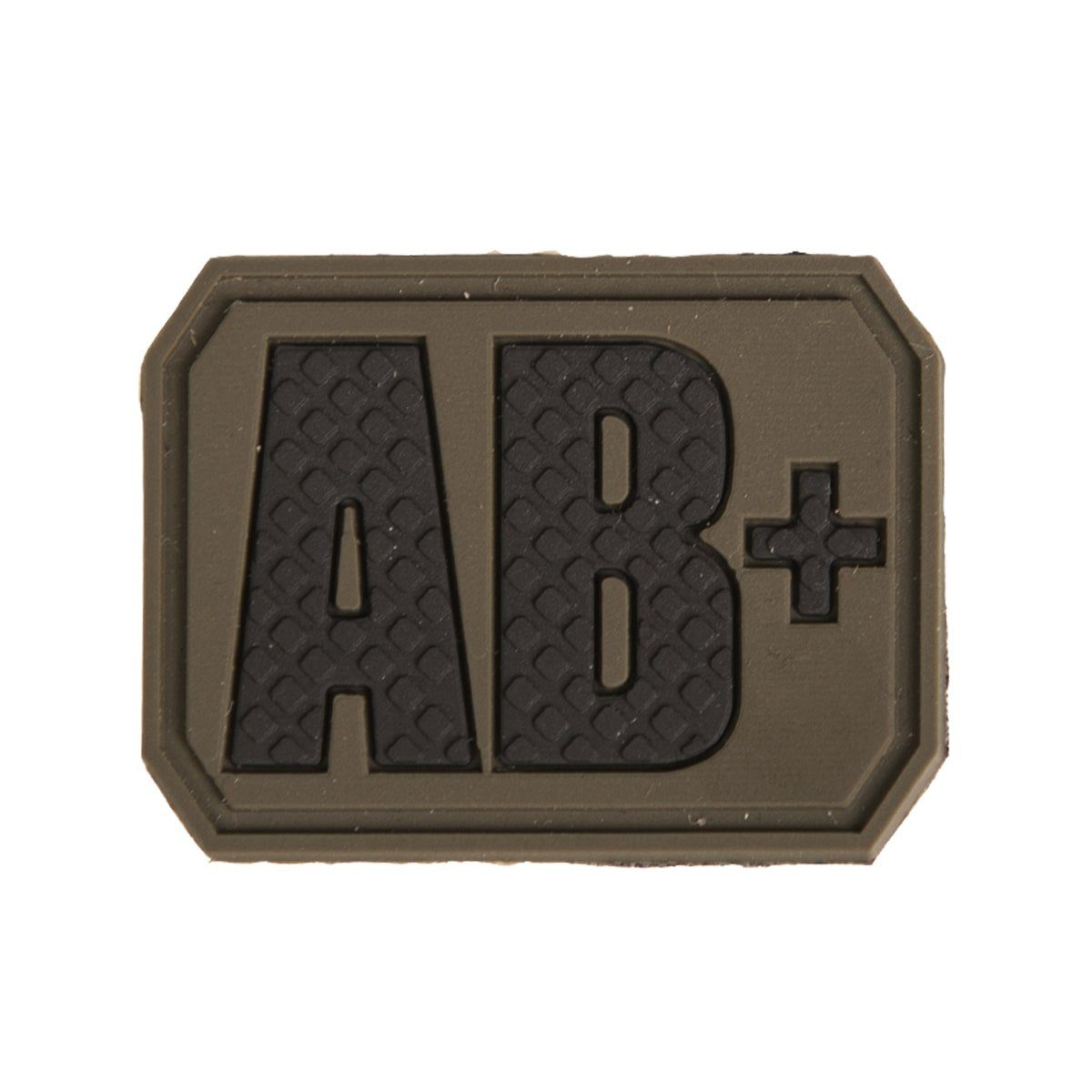 Mil-Tec Klett-Patch Militär Patch 3D Blutgruppe, AB+