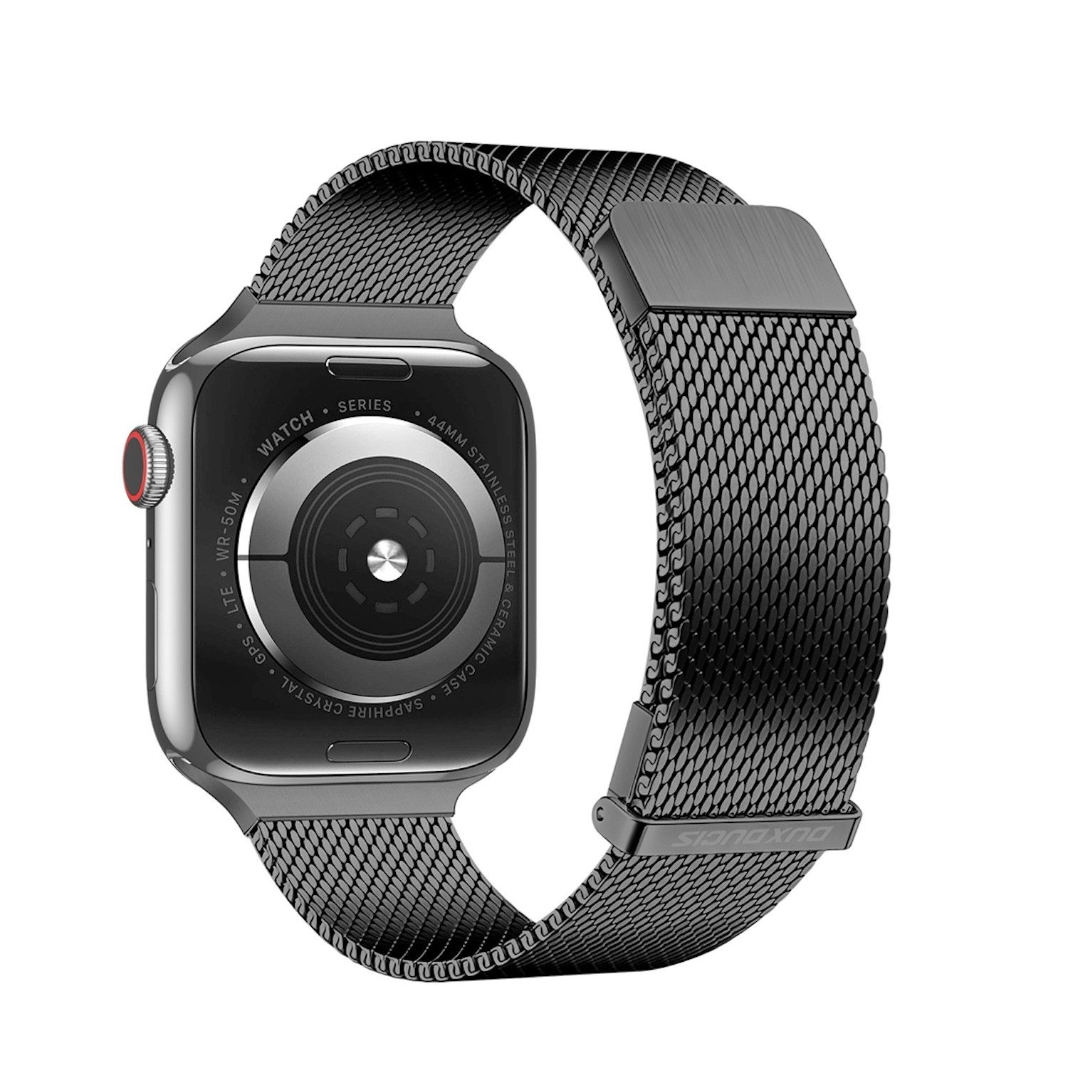 Wigento Smartwatch-Armband Für Apple Watch SE 2023 44mm DUX DUCIS Edelstahl günstig online kaufen