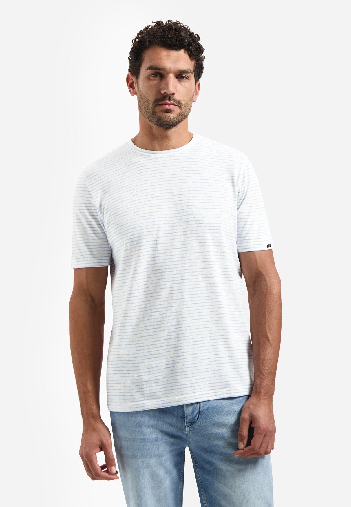 NO EXCESS T-Shirt T-Shirt Crewneck Striped