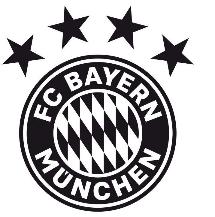 Wall-Art Wandtattoo Fußball FC Bayern München Logo (1 St), Eigene  Herstellung in Berlin mit hohem Anteil an Handarbeit