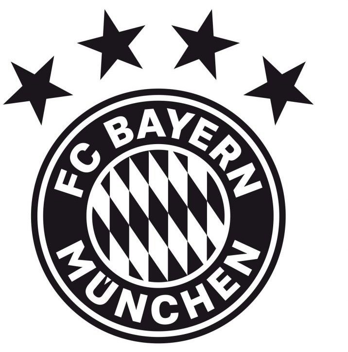 Wall-Art Wandtattoo Fußball FC Bayern München Logo (1 St), Eigene  Herstellung in Berlin mit hohem Anteil an Handarbeit