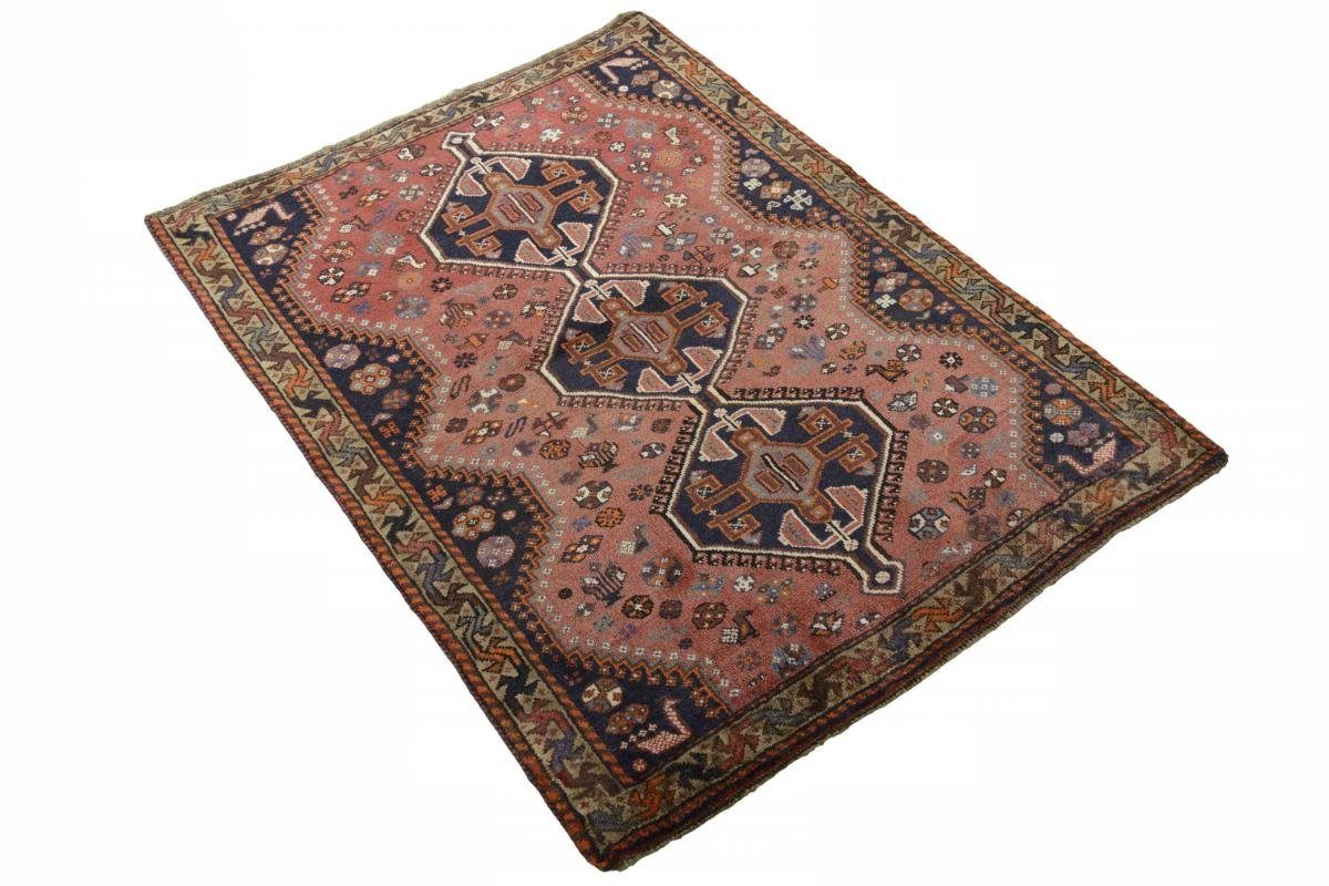 mm Orientteppich 10 Nain 121x157 rechteckig, Shiraz Trading, Handgeknüpfter Perserteppich, Höhe: / Orientteppich