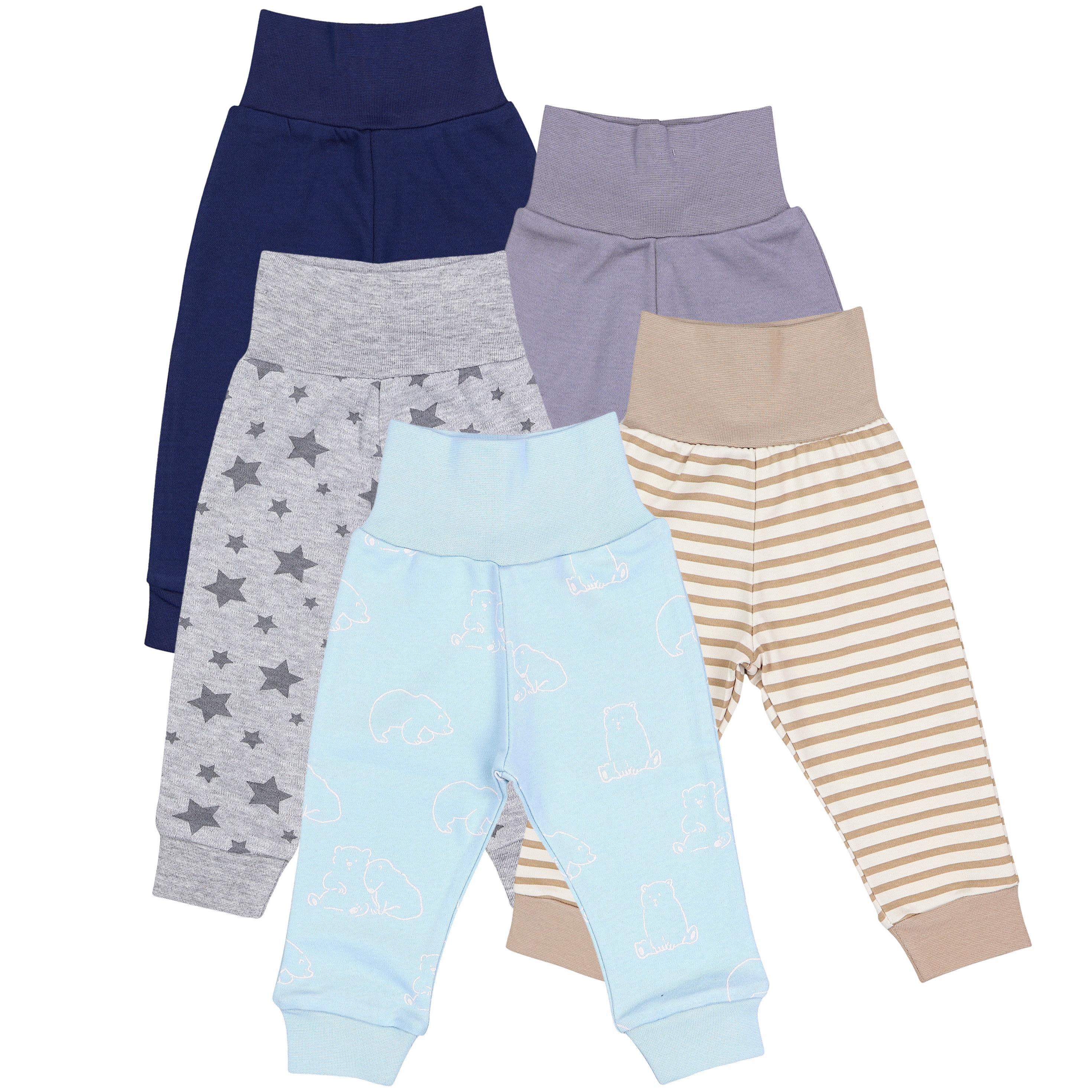 TupTam Pumphose Pumphose Baby 5er Pack Unisex – Bequeme Baby Hose aus Baumwolle