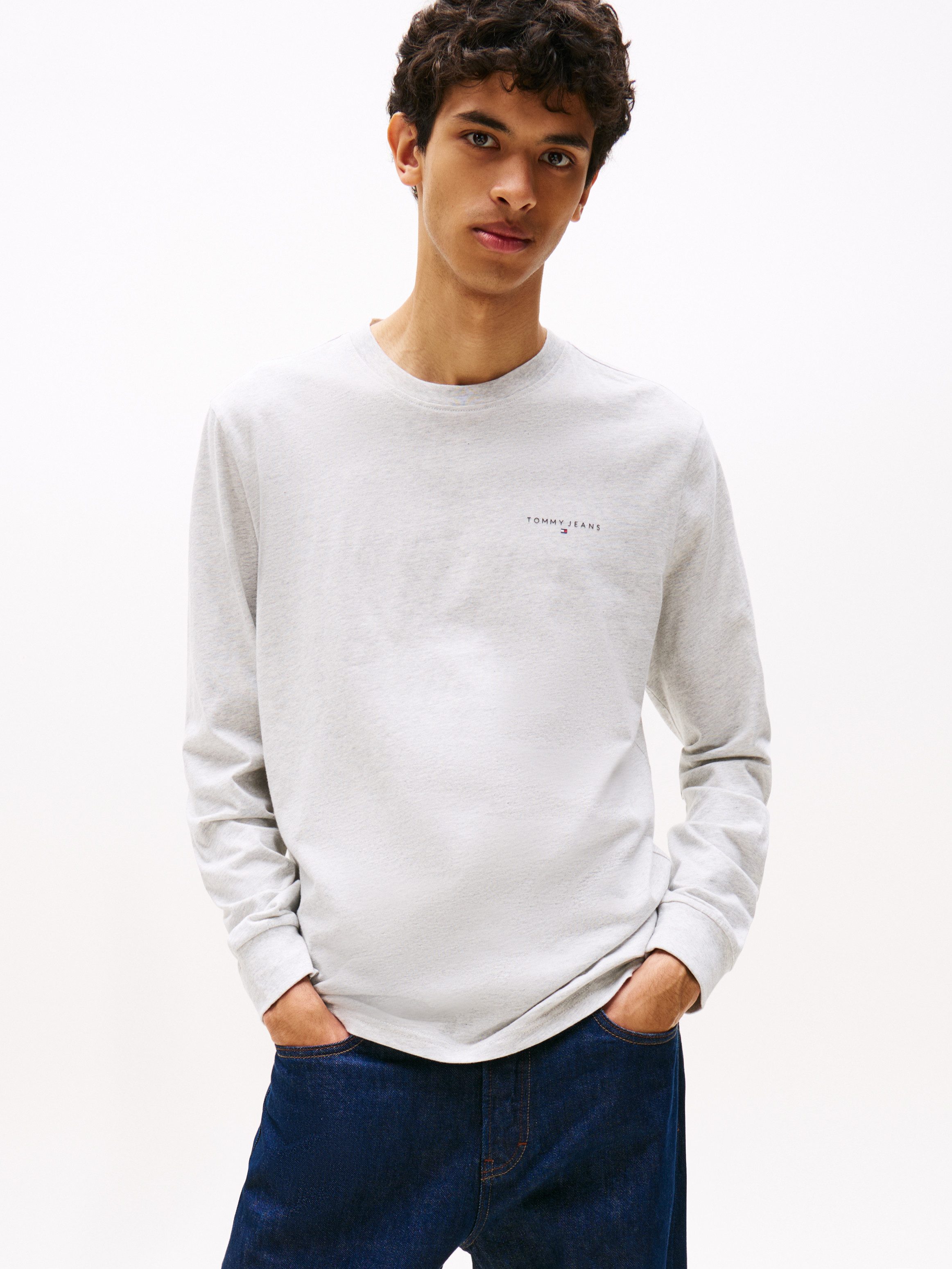 Tommy Jeans Langarmshirt TJM SLIM CHEST günstig online kaufen