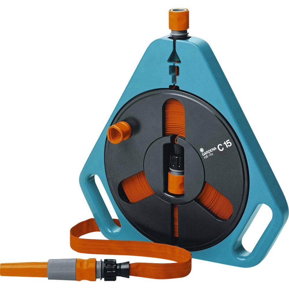GARDENA Schlauchbox Classic, 0075620, (Set), mit 15 m rollfix