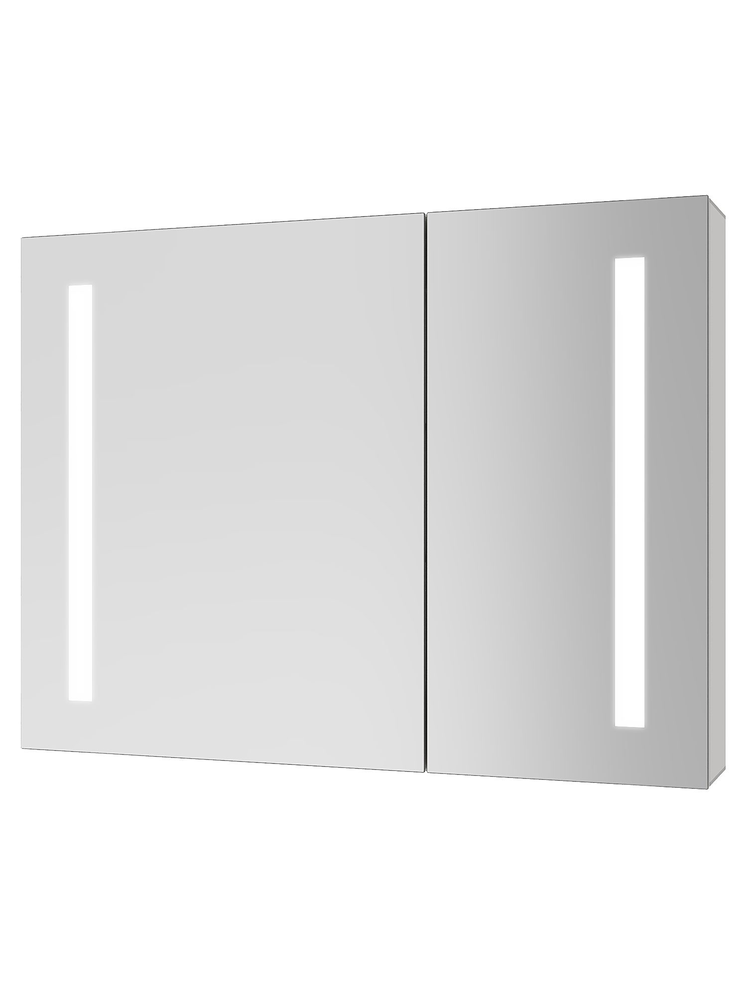 Mepplzian LED Spiegelschrank Bad - Ovaler Badezimmerschrank 42x80cm Mit 3 Ablagefächern