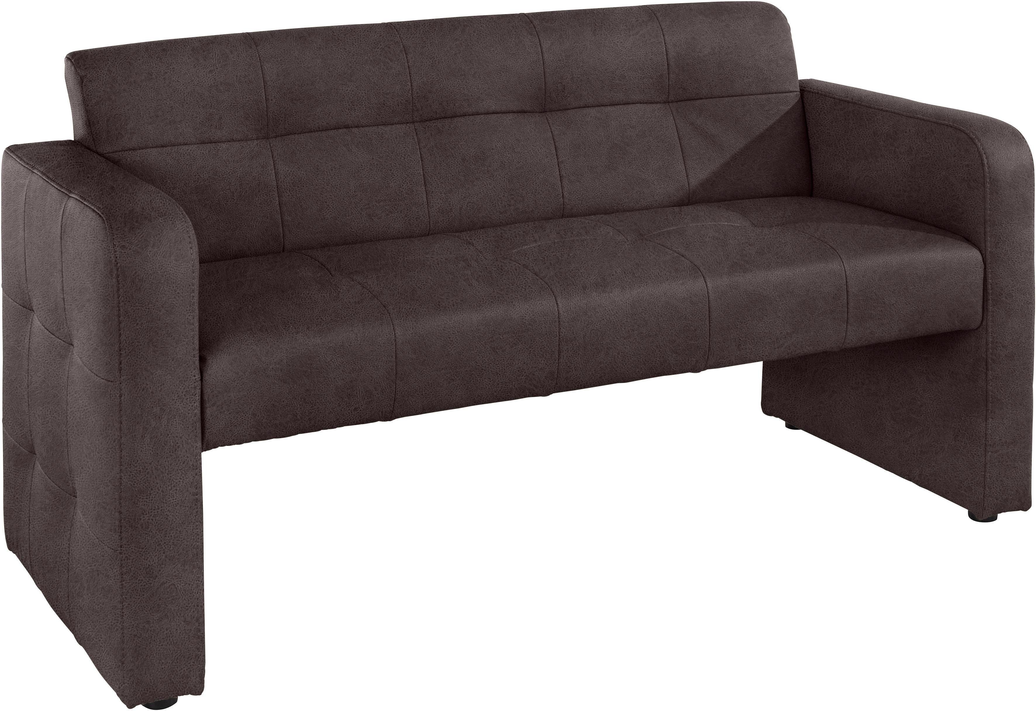 exxpo - sofa fashion Polsterbank Barista Küchensofa, Sitzhöhe 49cm, kompakte Stellmaße, Frei im Raum stellbar