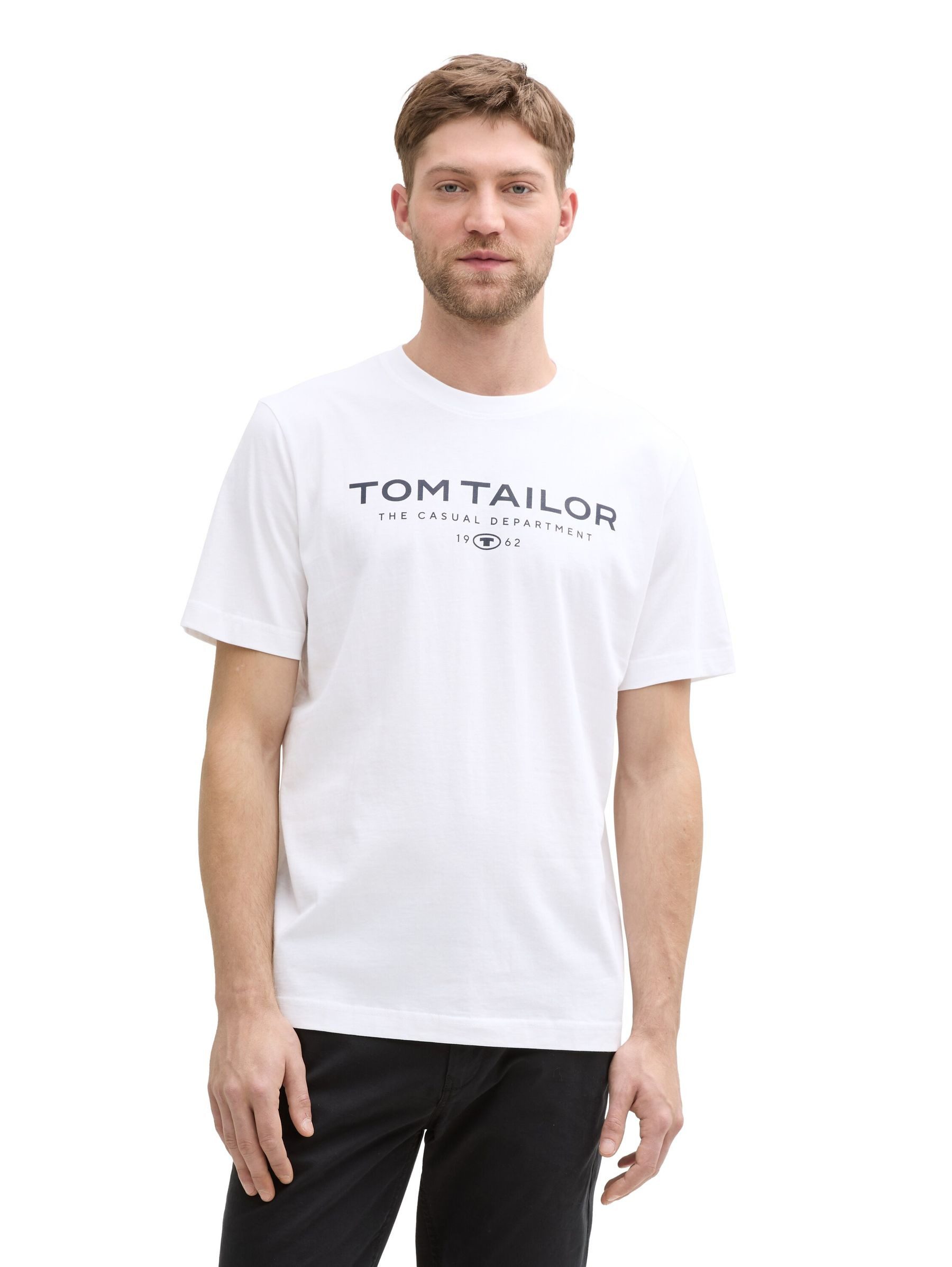 TOM TAILOR T-Shirt 2er-SET Klassischer Schnitt günstig online kaufen