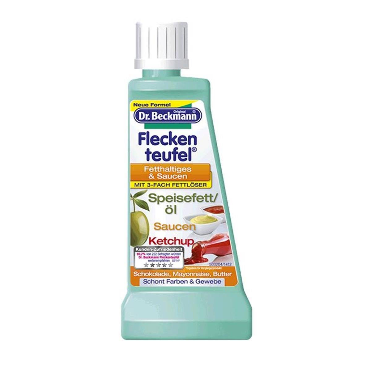 Dr. Beckmann Dr. Beckmann Fleckenteufel Fetthaltiges & Saucen 50 ml - Mit 3-Fach-Fe Fleckentferner