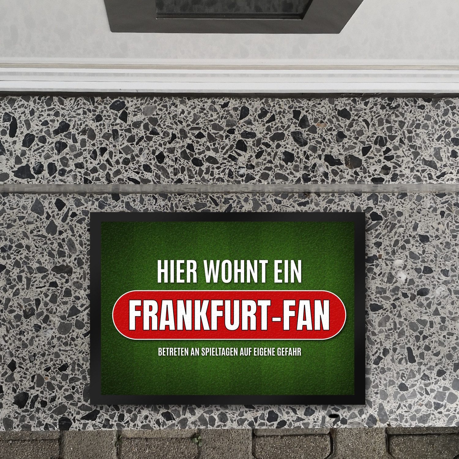 speecheese Fußmatte Hier wohnt ein Frankfurt günstig online kaufen