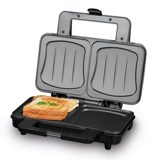 MAXXMEE Sandwichmaker, 900 W, XXL Edelstahl/Schwarz online kaufen OTTO