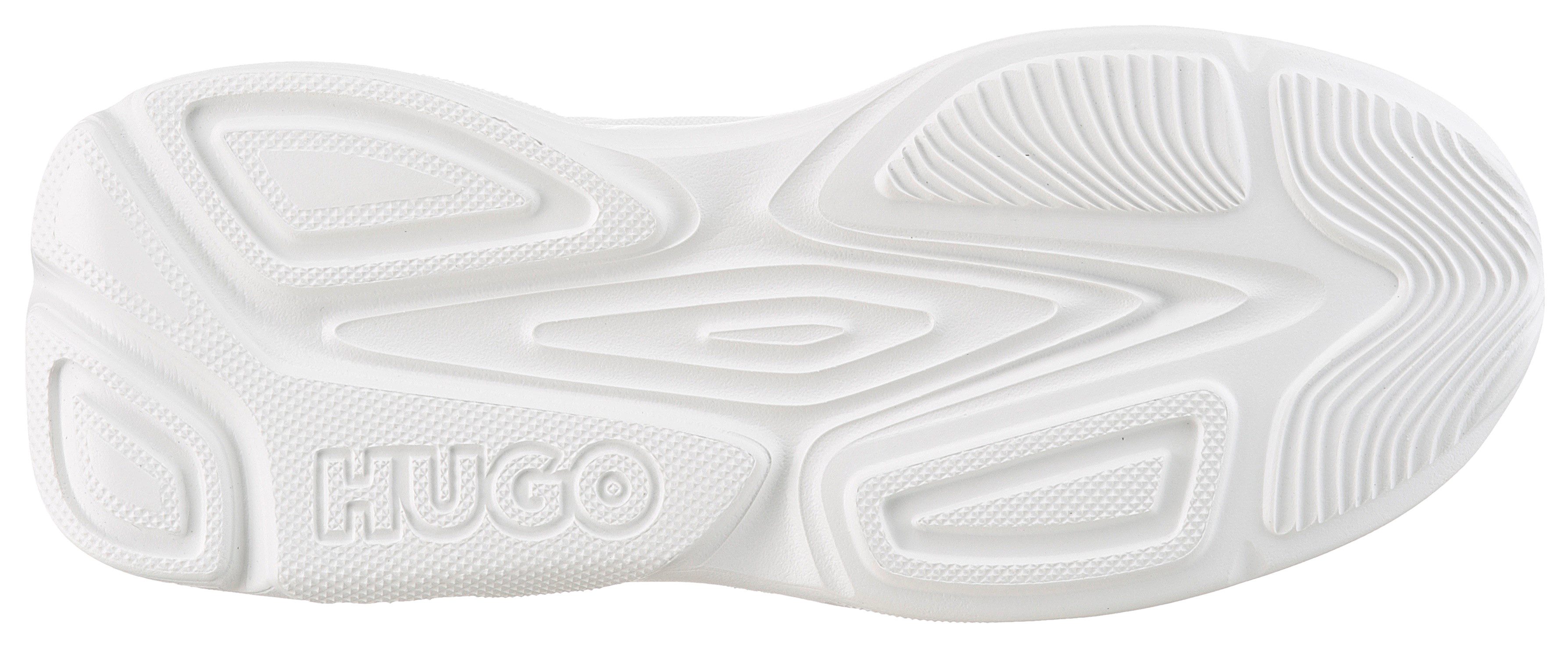HUGO Leon_Runn Sneaker, Schnürschuh, Halbschuh, Freizeitschuh, HUGO Schriftzug an der Ferse