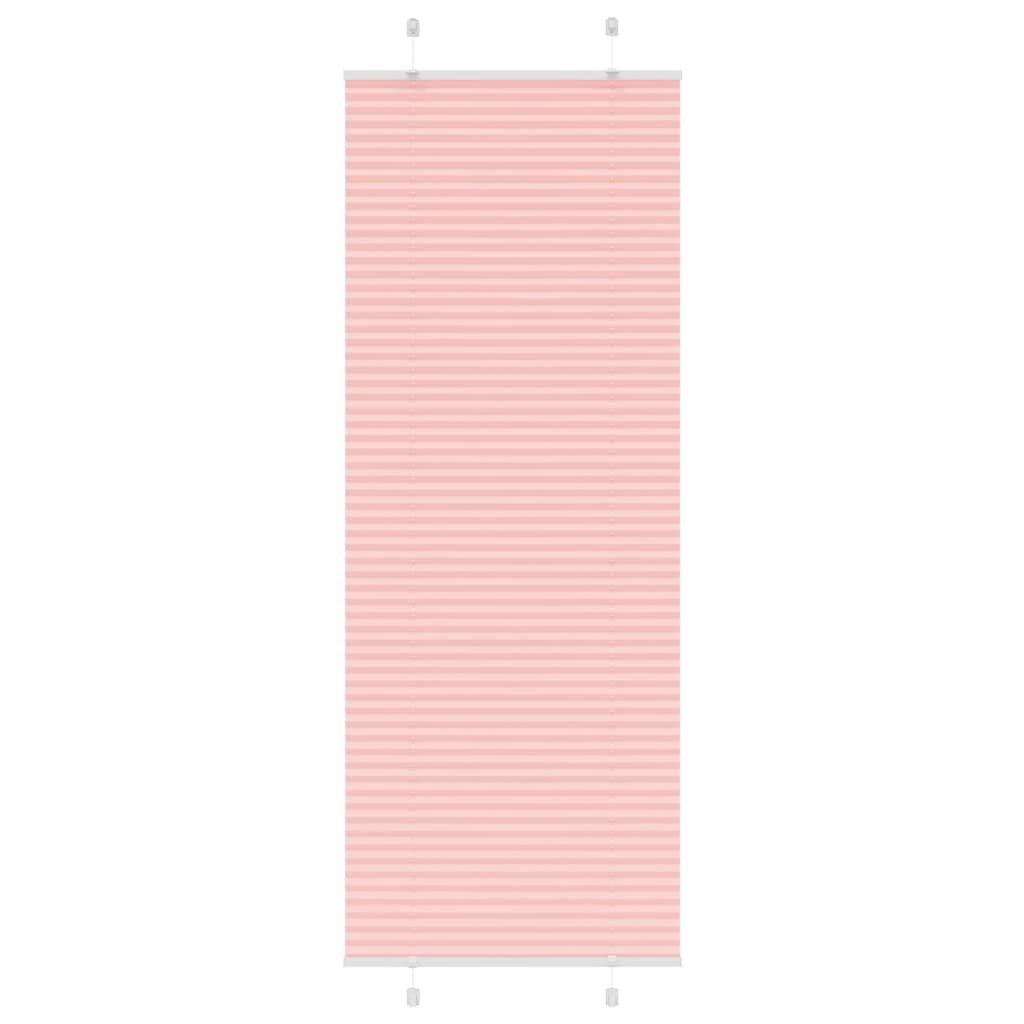 Rollo Plissee Rosa 75x200 cm Stoffbreite 74,4 cm Polyester, vidaXL