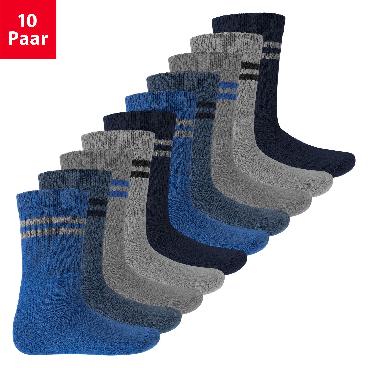MT Tennissocken Kinder Freizeit Socken (5/10 Paar) Tennissocken Mädchen & Jungen (10-Paar)