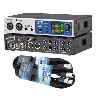 Audio-RME Fireface UCX II Interface + 2x XLR-Kabel Digitales Aufnahmegerät