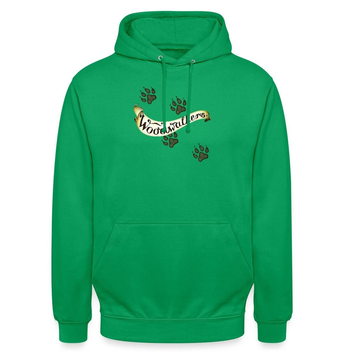 Hoodie Woodwalkers Logo-Schriftzug Und Pfotenabdrücken Unisex Hoodie