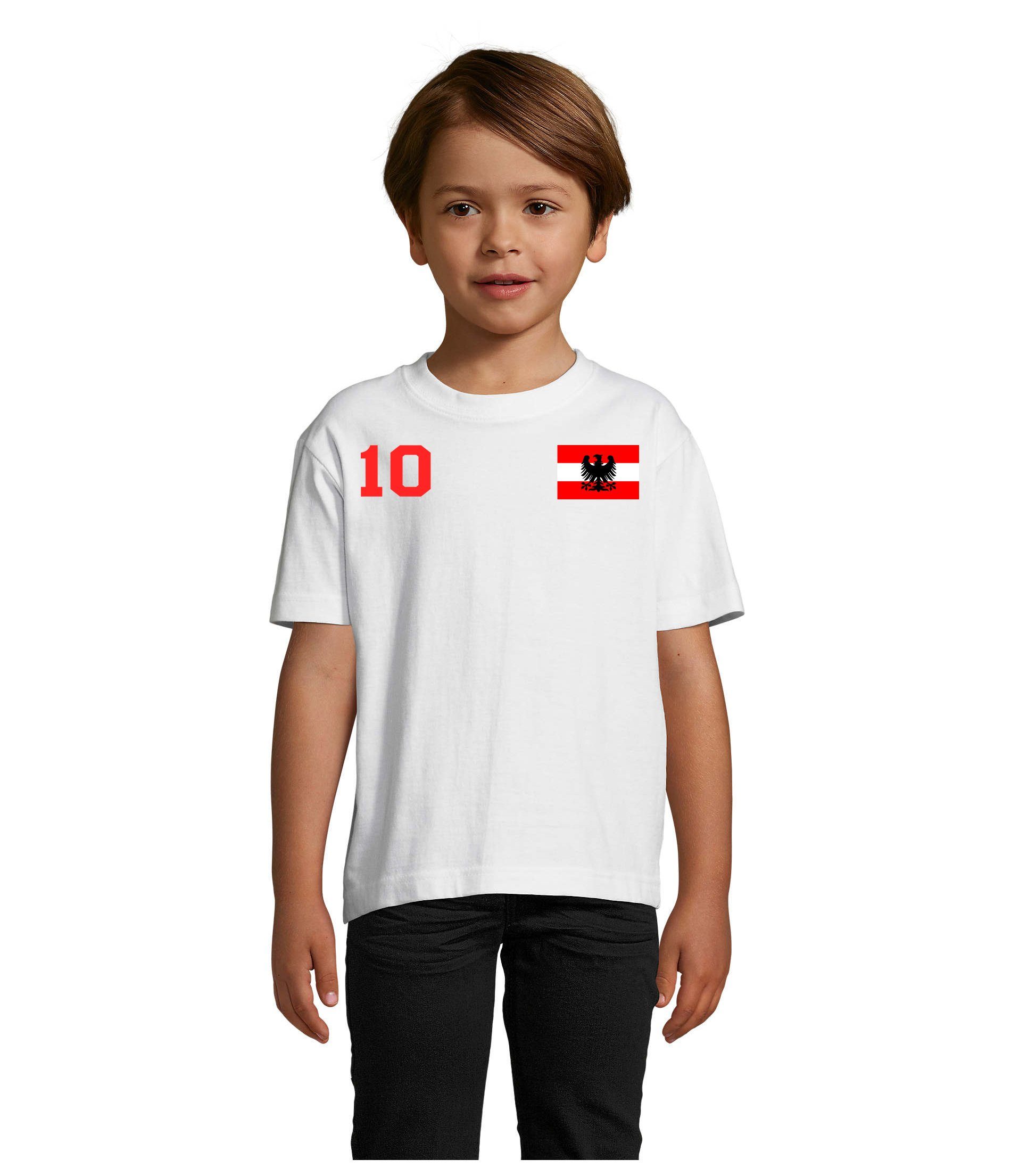 Blondie & Brownie T-Shirt Kinder Österreich Austria Sport Trikot Fußball Meister WM EM