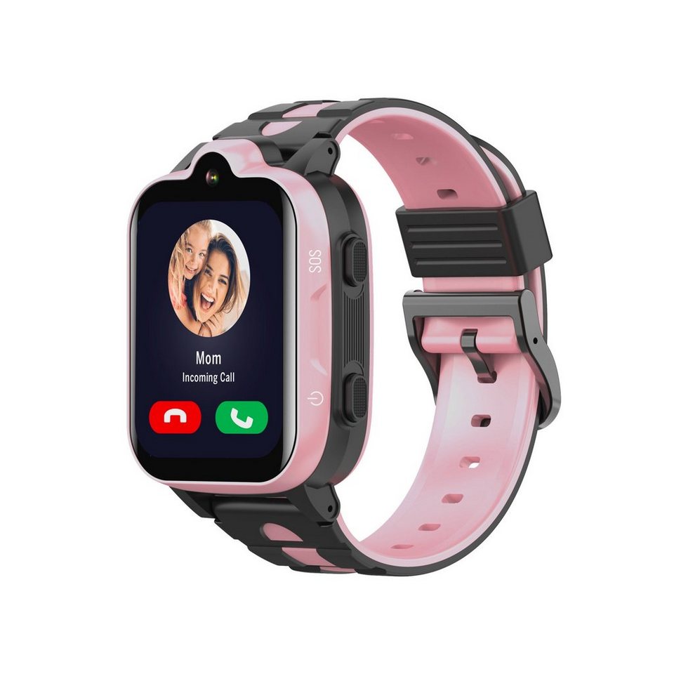 Beafon Kids Smartwatch SW1 Smartwatch (4,31 cm/1,7 Zoll), Sprachanruf /  Videoanruf, Sprachchat, Schrittzähler
