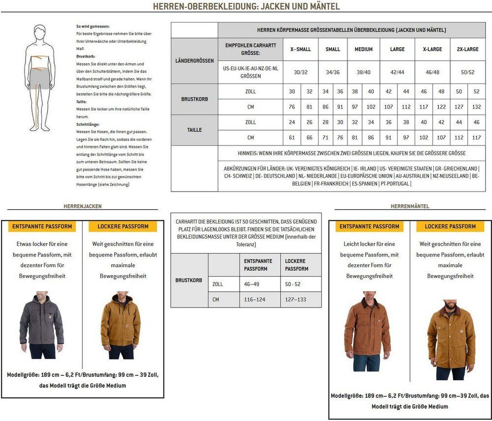 Carhartt Fleecejacke Lined Snap Front 105532 günstig online kaufen
