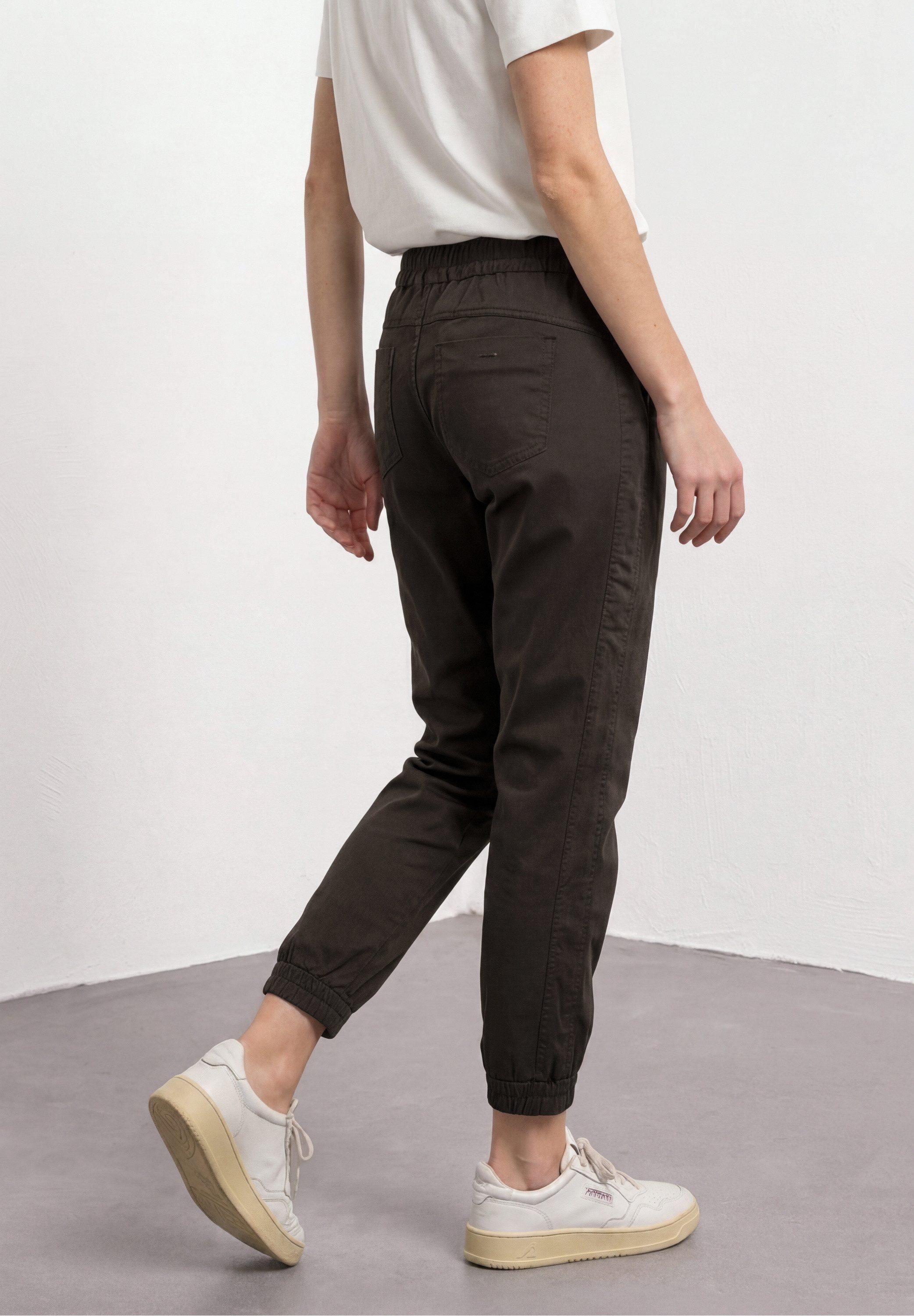 STREET ONE Jogger Pants aus Baumwolle mit Stretchanteil