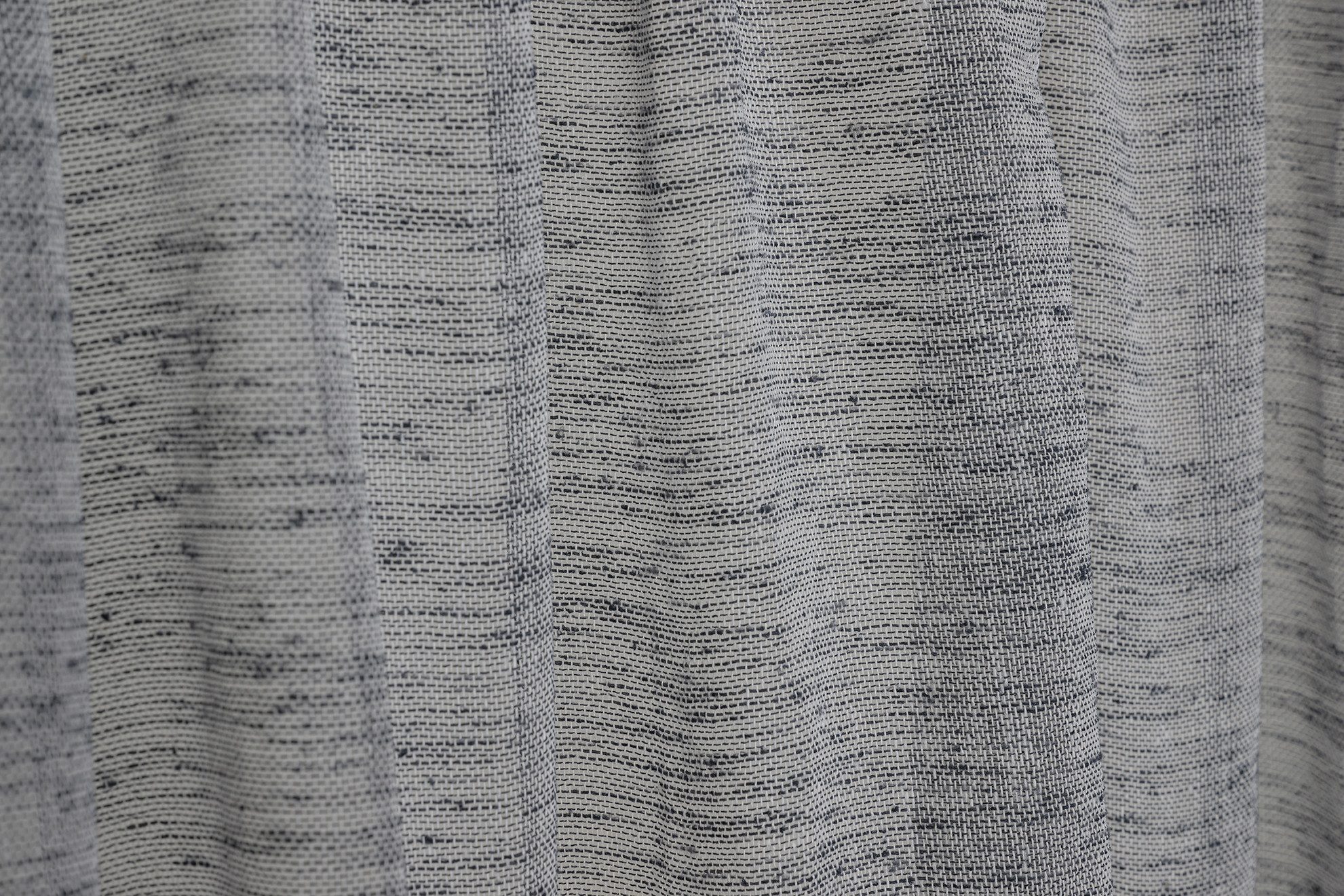 ELBERSDRUCKE Scheibengardine Bistrogardine mit Tunnel Liem anthrazit 48 x 140 cm (1 St), Stangendurchzug, halbtransparent, Polyester, einfarbig, modern, Leinenl – Bild 2 von 4