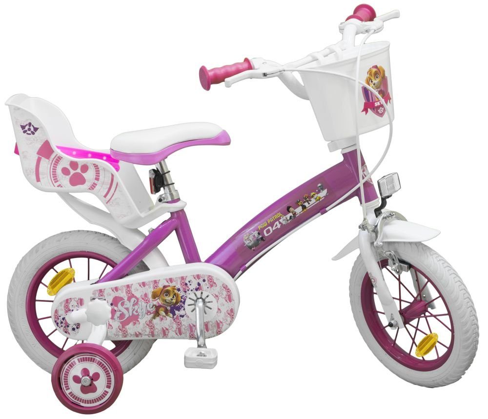 Kinderfahrrad 12 Zoll Fahrrad für Kinder Mädchen Mädchenfahrrad Kinderrad Pink 