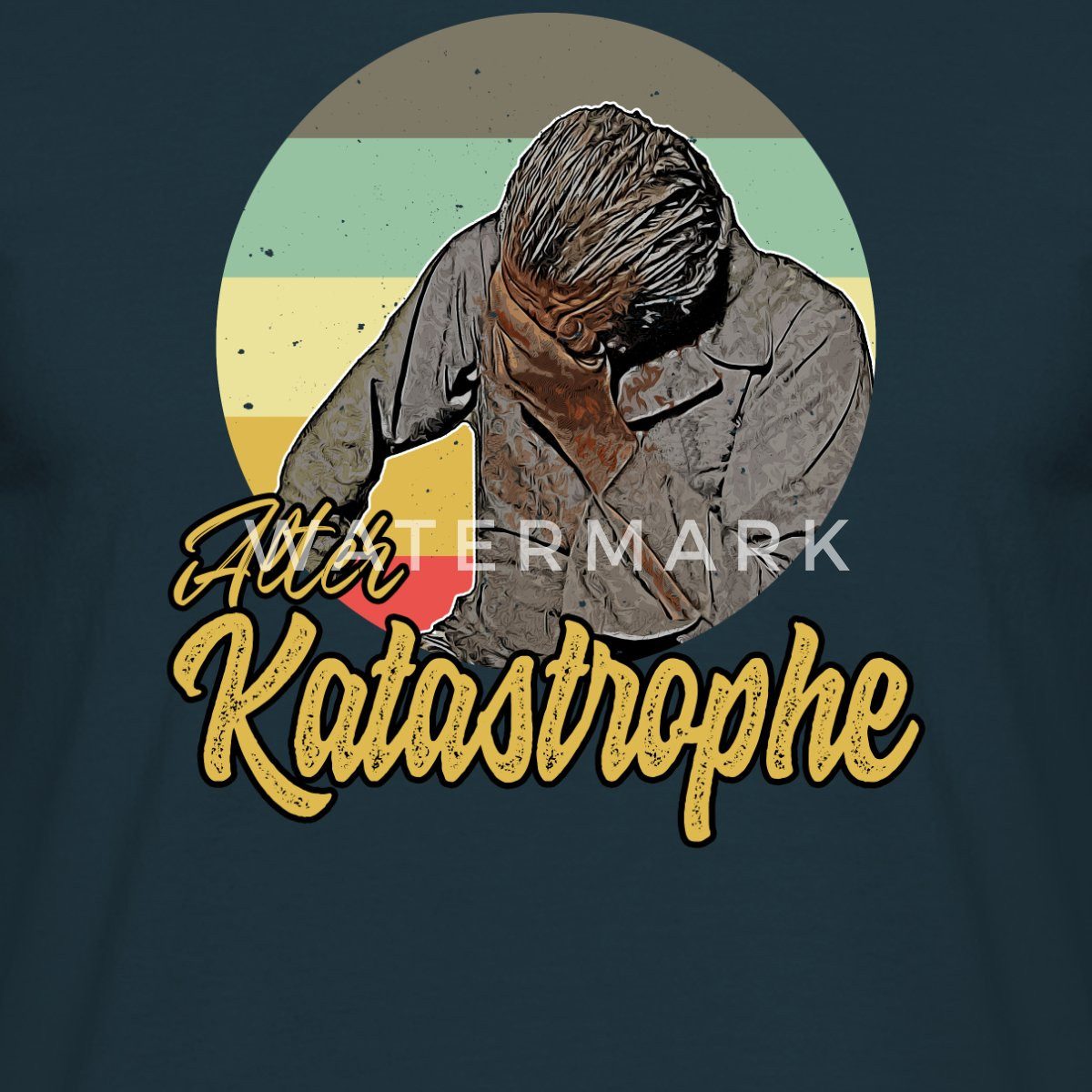 Spreadshirt T-Shirt Alter Katastrophe Retro Vintage günstig online kaufen