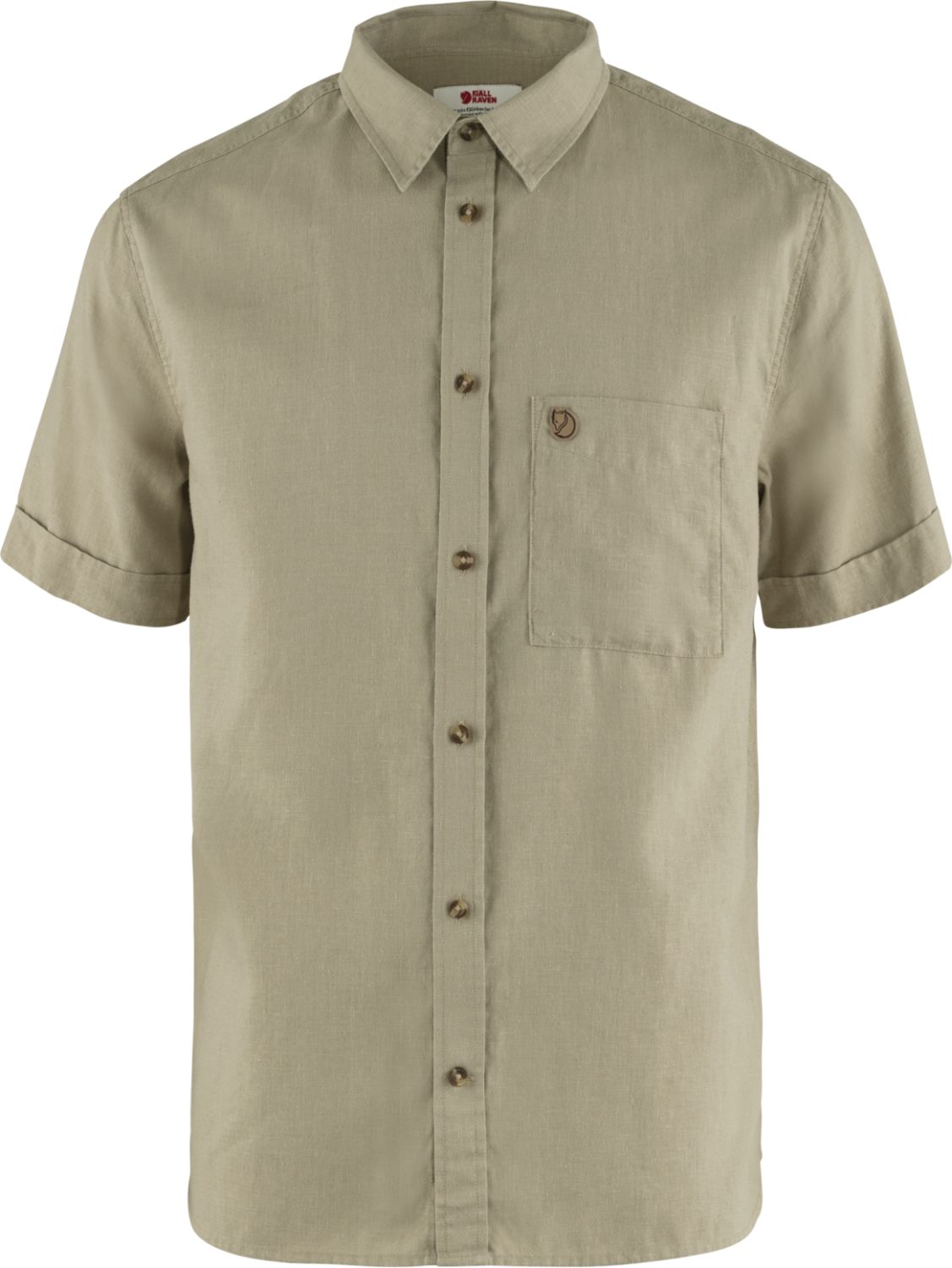 Fjällräven Funktionshemd FJÄLLRÄVEN Övik Travel Shirt Stone