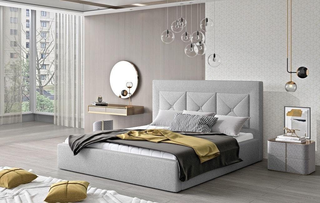Modern Doppel JVmoebel 220x220 Stil Bett Holz Hotel Klassisches Grau Betten Bett