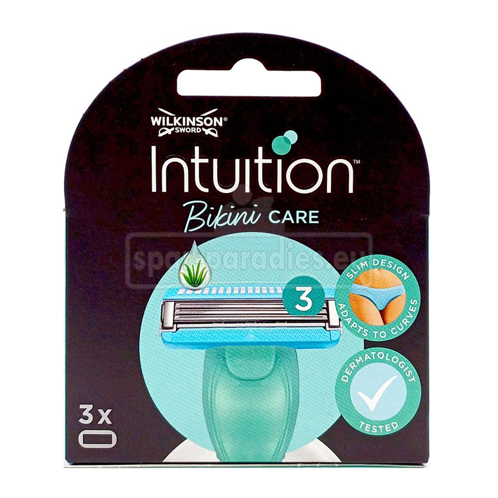Wilkinson Rasierklingen Wilkinson Intuition Bikini Care Rasierklingen, 3er Pack, 3-tlg., mit aufschäumenden Hautconditioner