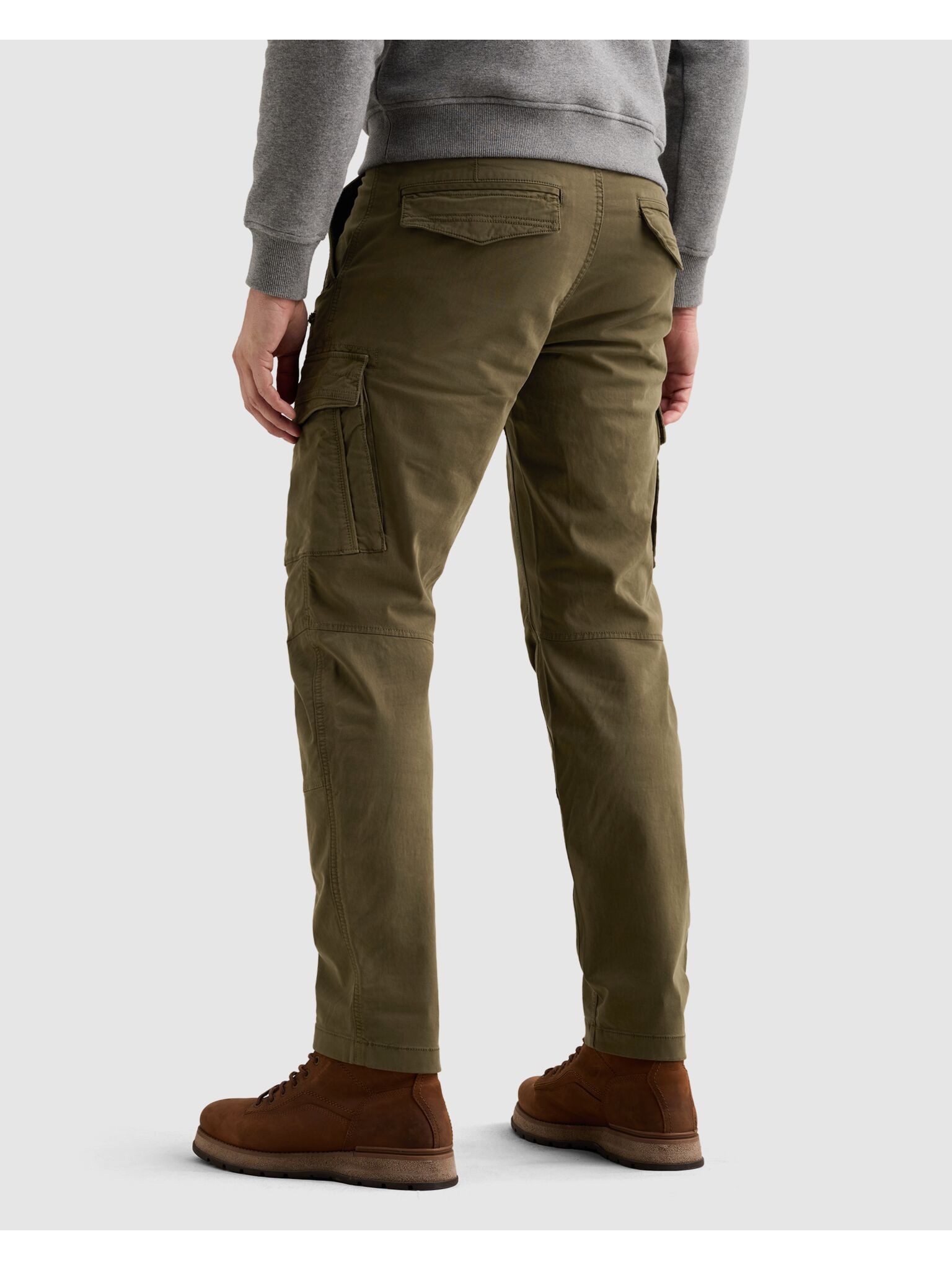 PME LEGEND Cargohose Nordrop Stretch Twill mit Logo Stickerei