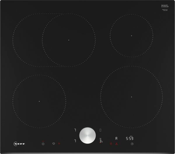 NEFF Induktions-Kochfeld von SCHOTT 90 und CERAN® Pad® Bedienung T56FTF1L0, flexible N Twist intuitive