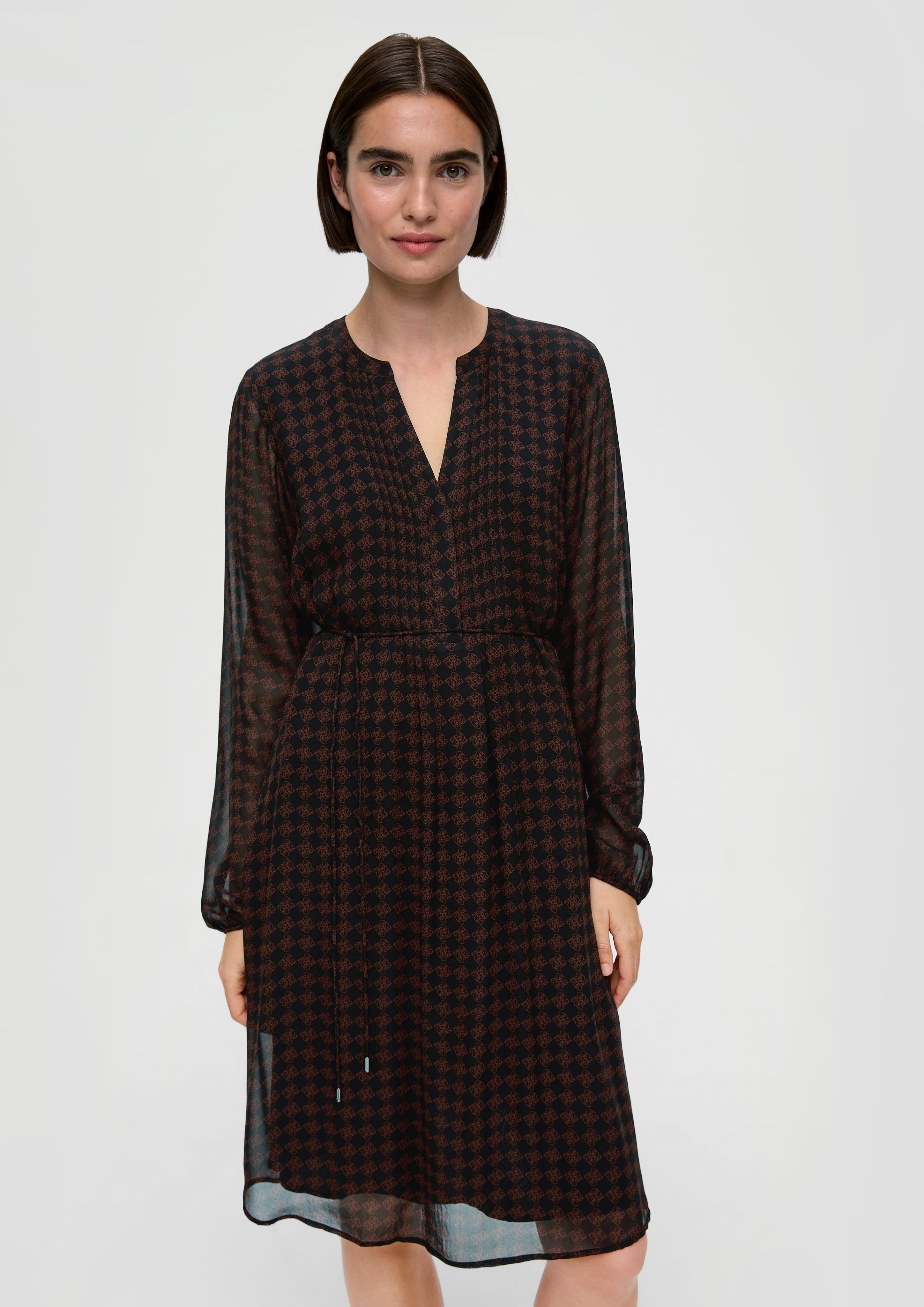 Minikleid Kleid aus Viskose