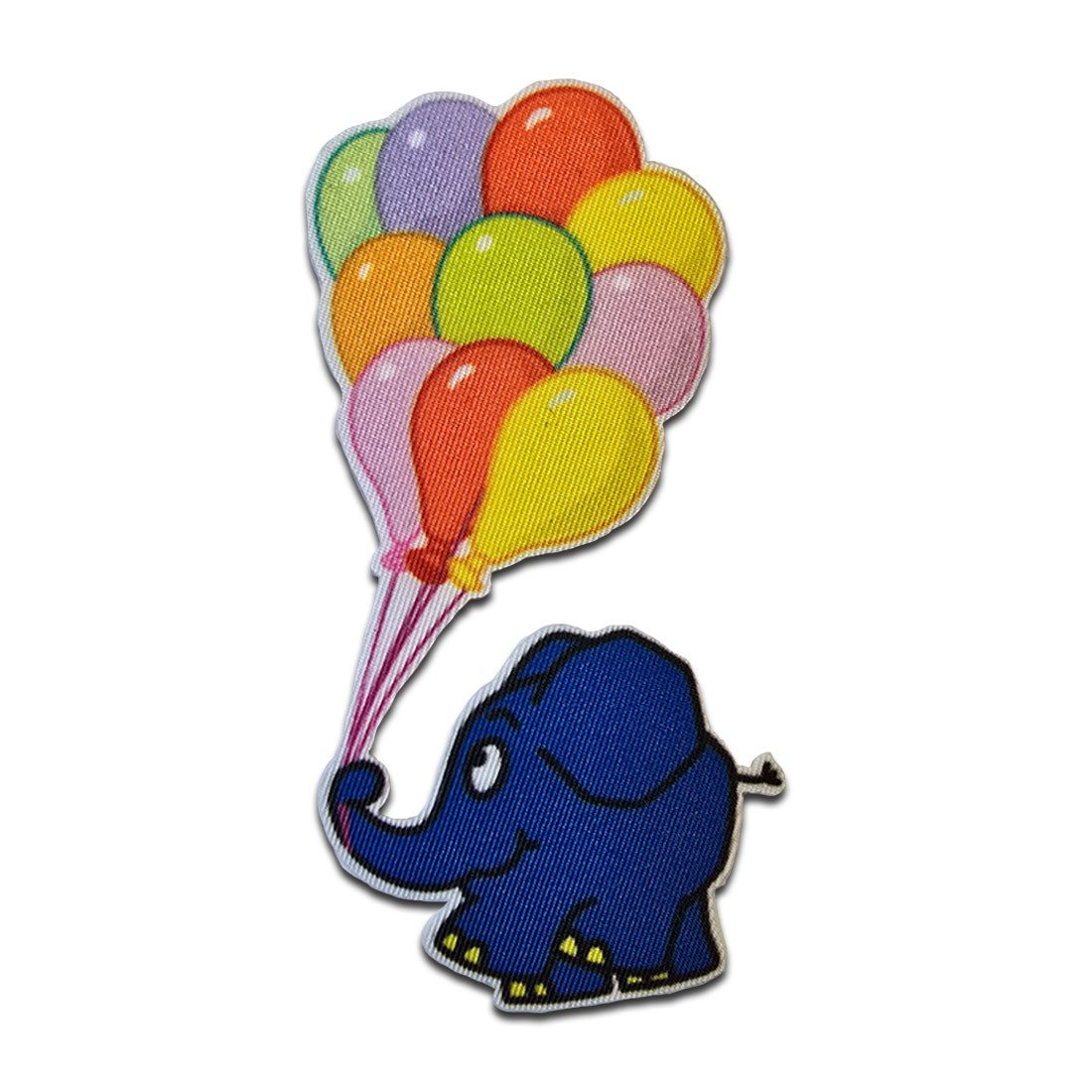 Die Sendung mit der Maus Aufnäher Bügelbild, Aufbügler, Applikationen, Patches, Flicken, zum aufbügeln, Polyester, Elefant Sendung mit der Maus Kinder - Größe: 7 x 4 cm