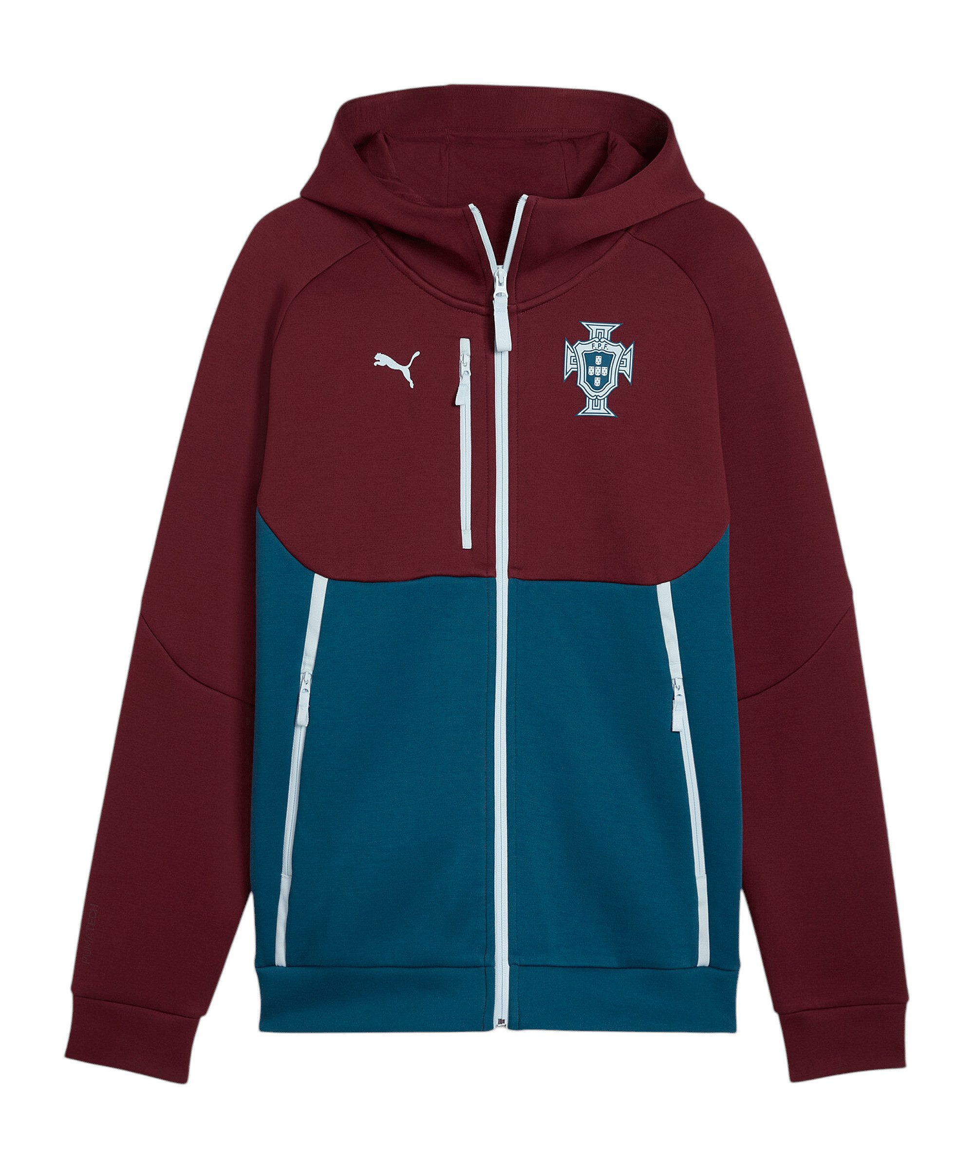 Sweatjacke PUMA FPF Portugal Pumatech Kapuzenjacke
