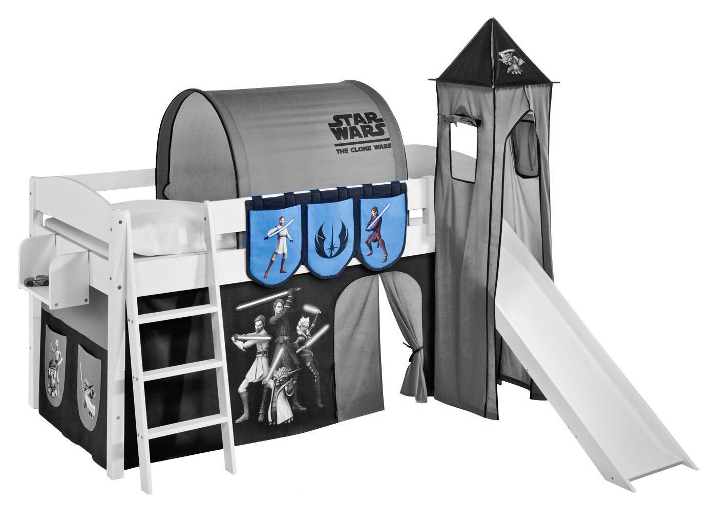 Spielzeug Kindertaschen Lilokids Betttasche Hängetaschen Star Wars the Clone Wars - für Hochbett, Spielbett und Etagenbett - LIL