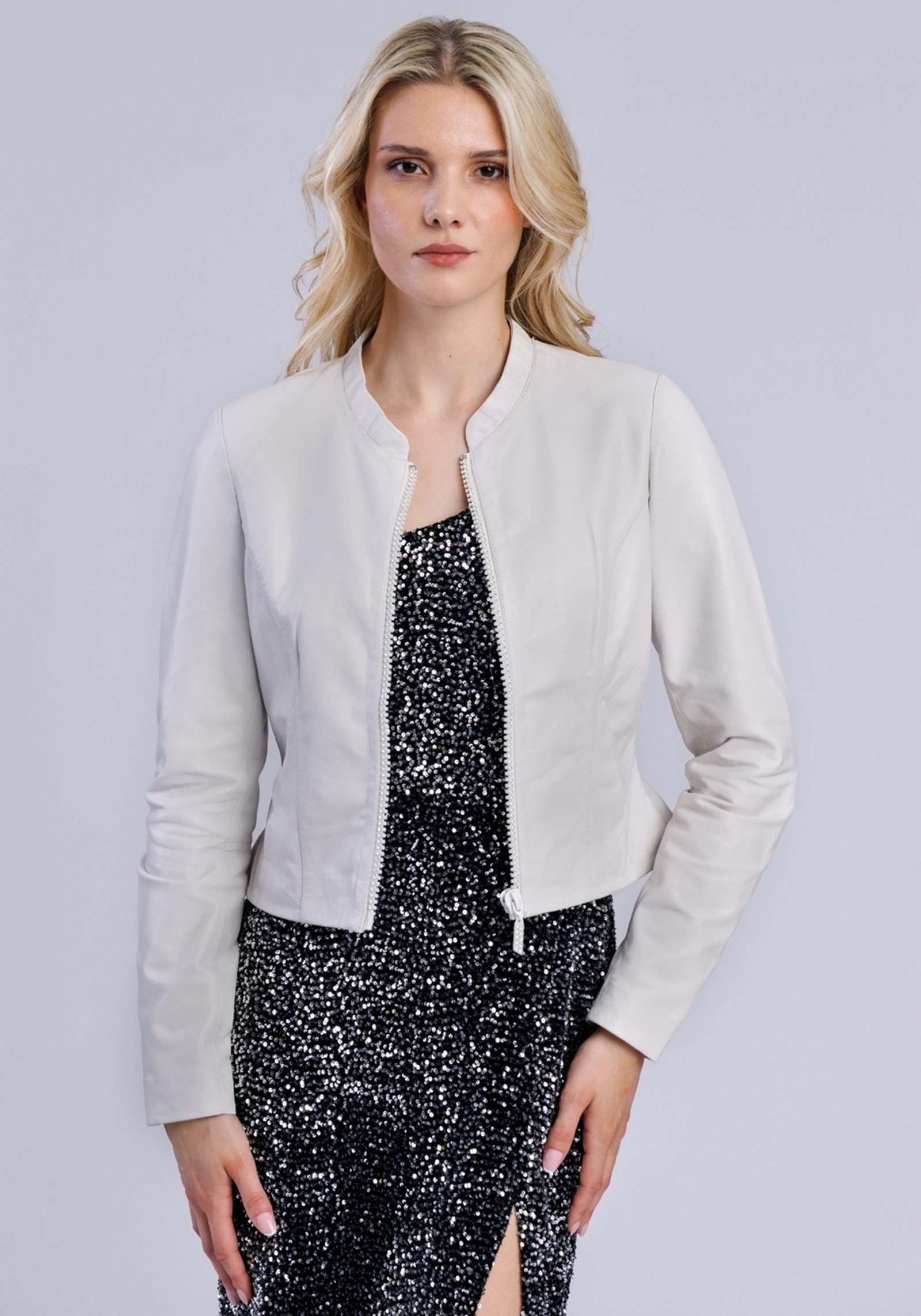 Lederjacke Leather Jacket-FN