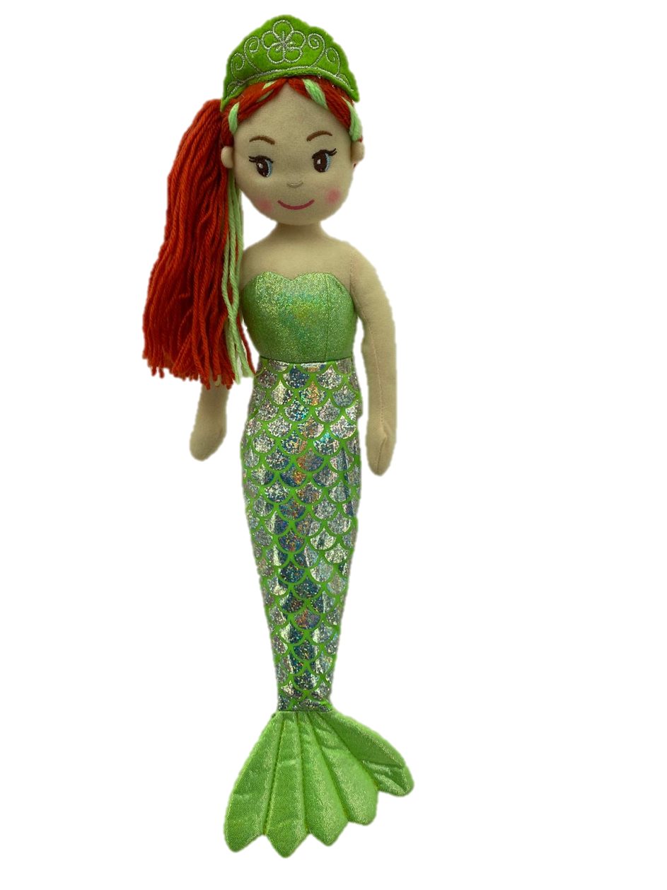 Sweety-Toys Meerjungfrauenpuppe »Sweety Toys 13371 Stoffpuppe Meerjungfrau  Plüschtier Prinzessin 45 cm grün« online kaufen | OTTO