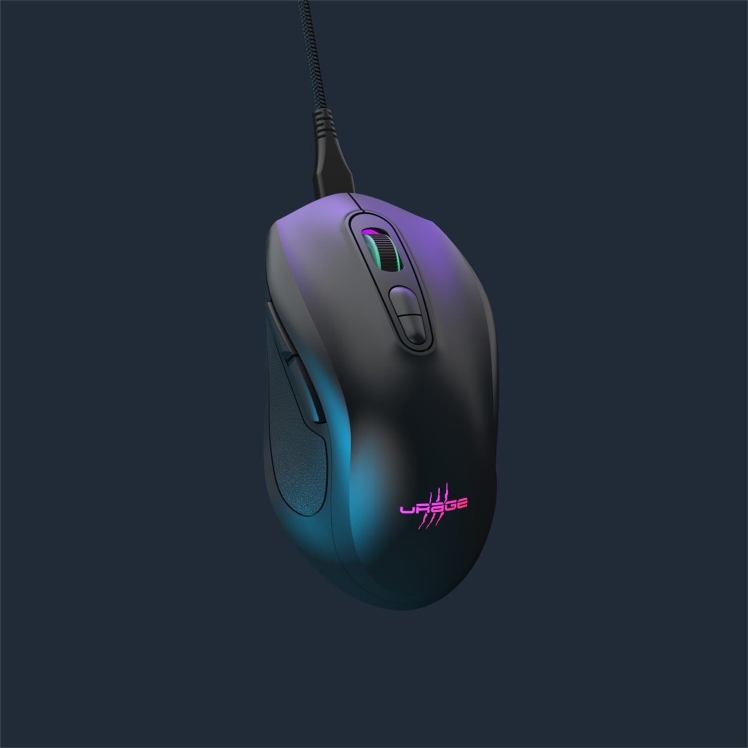uRage Reaper 340, Schwarz Gaming-Maus (kabelgebunden)