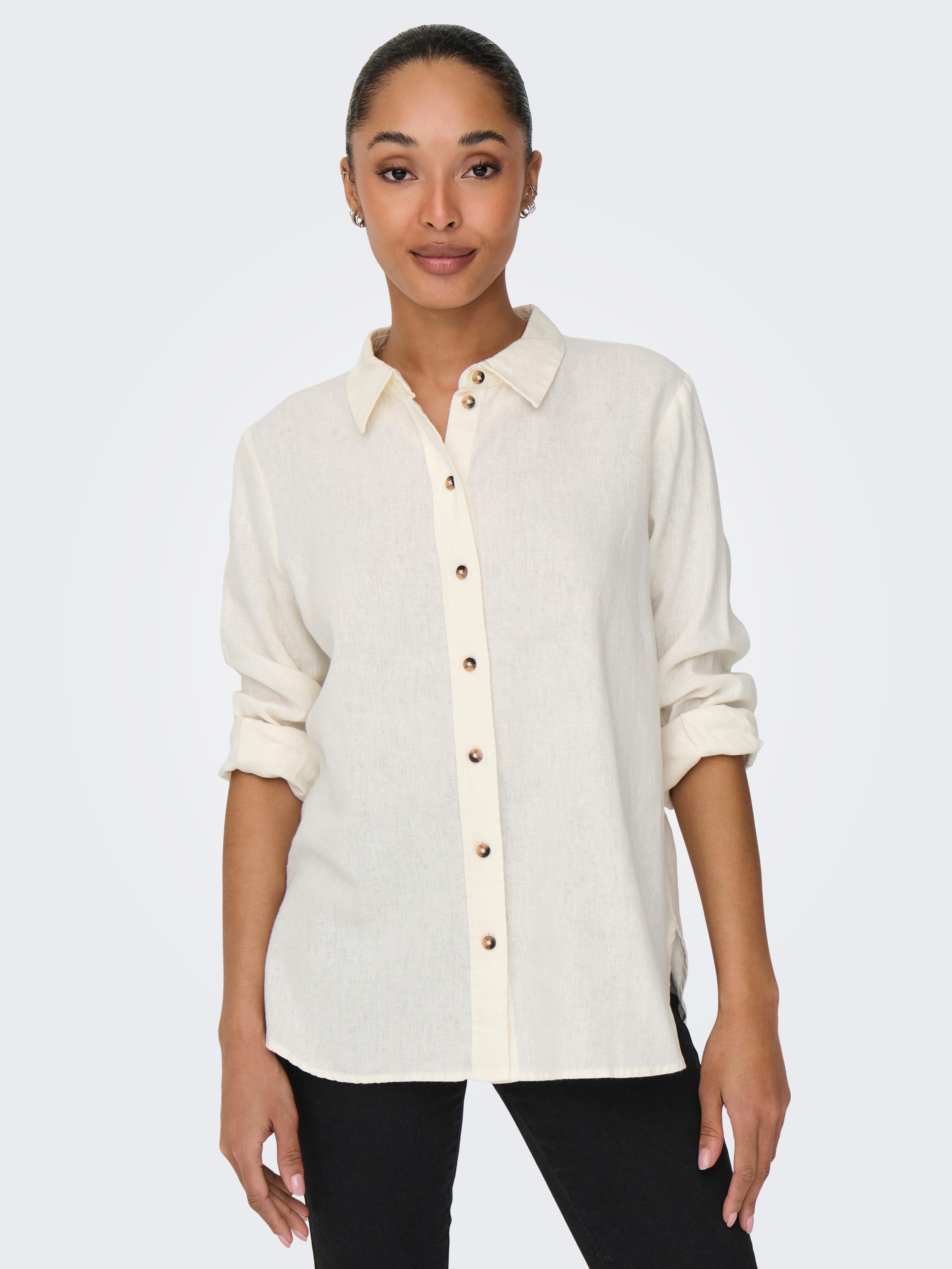JDY Hemdbluse JDYSAY L/S LINEN LOOSE günstig online kaufen