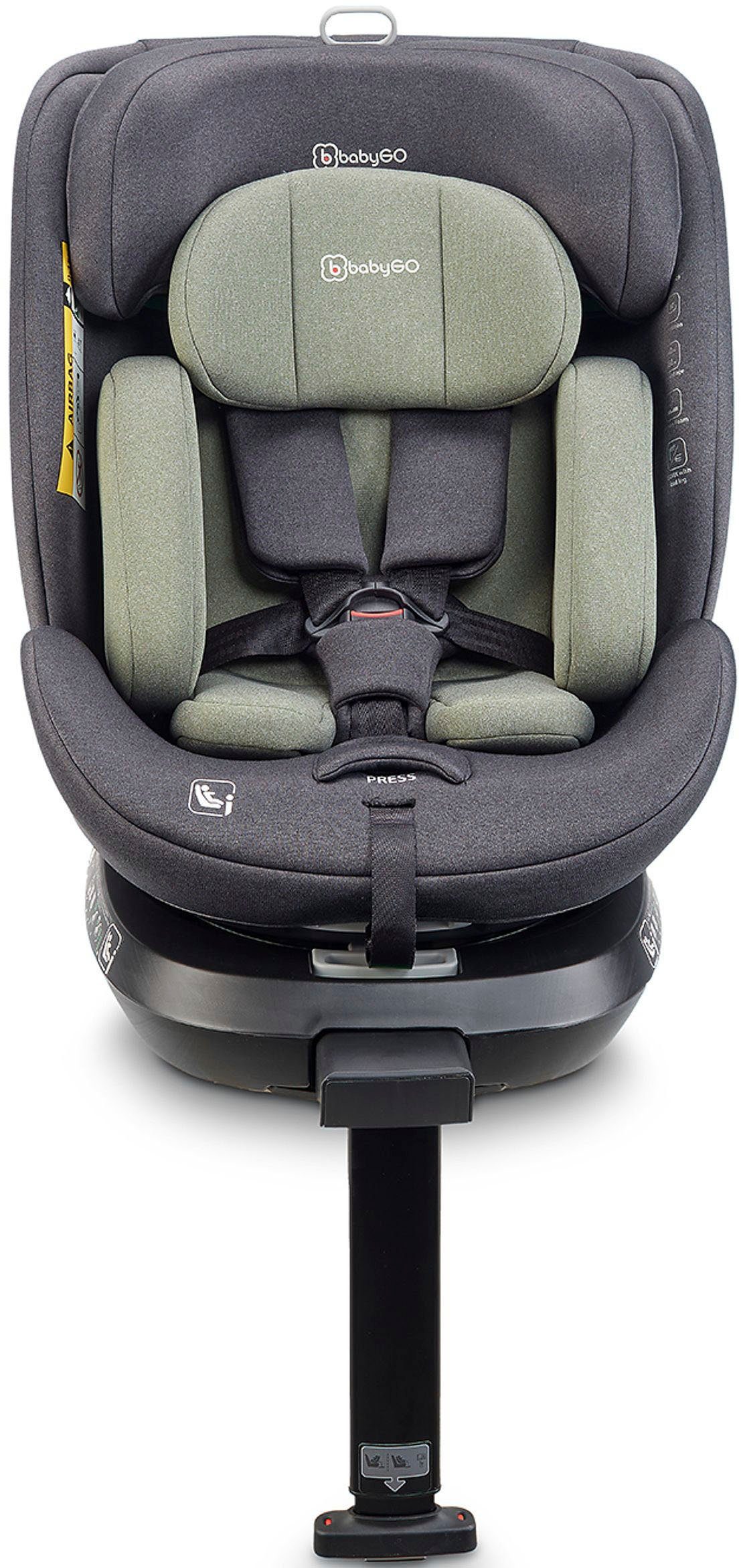 BabyGo Autokindersitz Move 360 I Size, ab: 40 cm, bis: 150 cm, für Körpergröße von 40-150 cm
