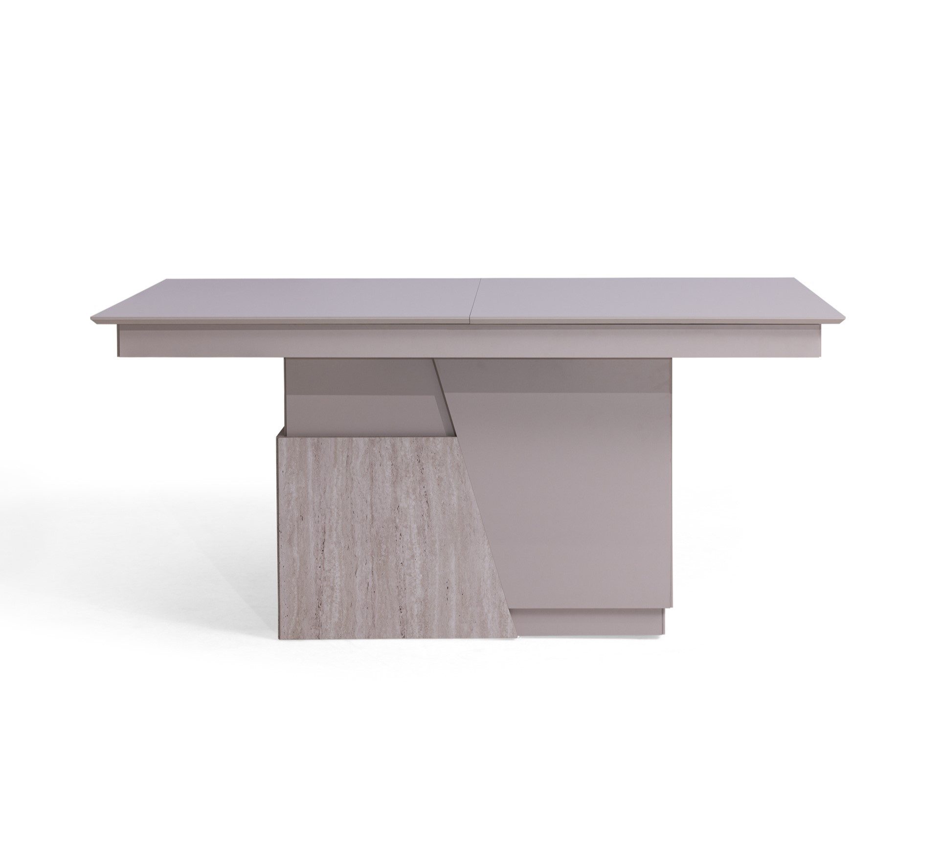 JVmoebel Esstisch Beiger Esstisch aus Holz mit klaren Linien für stilvolle Akzente (Packung, 1-St., Tisch), Made in Europe