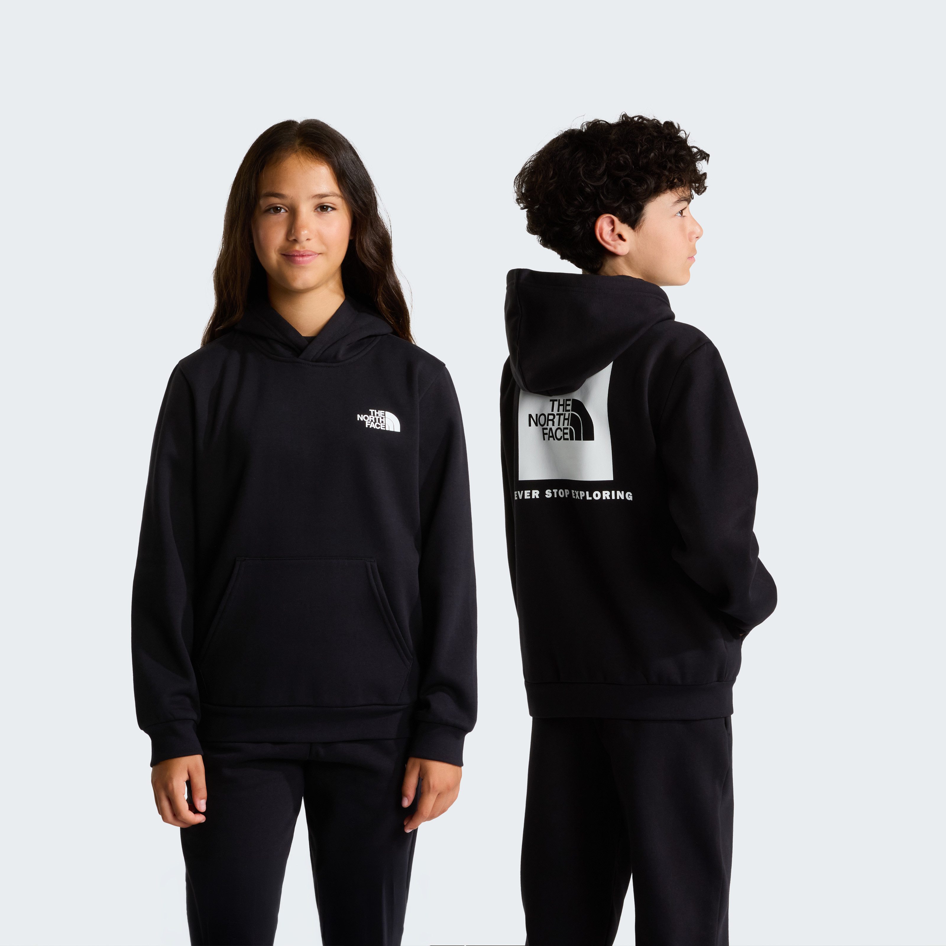 The North Face Kapuzensweatshirt TEEN EVOLUTION BOX NSE PULLOVER HOODIE mit Kapuze, in normaler Schnittform