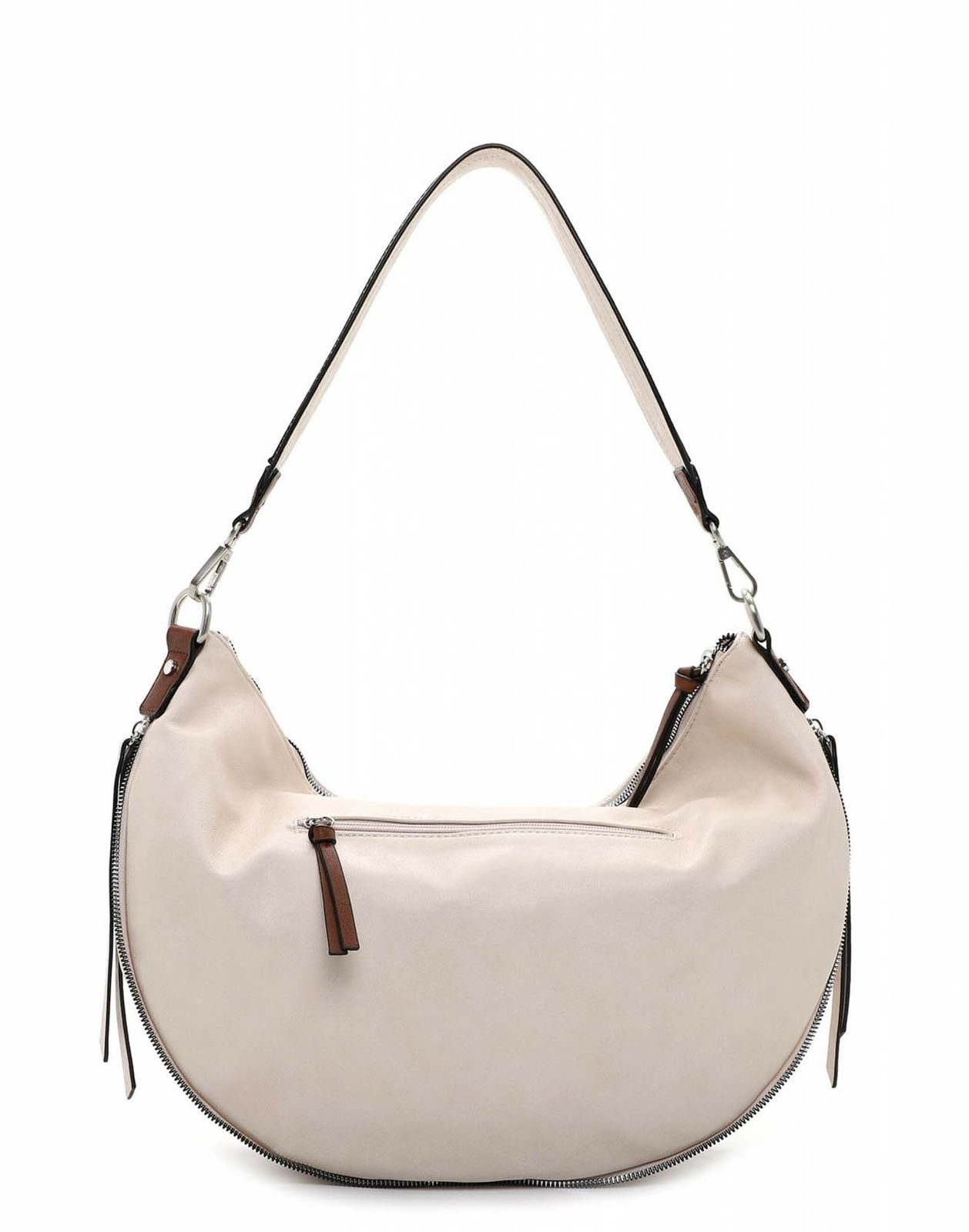 Beige Gritt Schultertasche / Cognac Tamaris